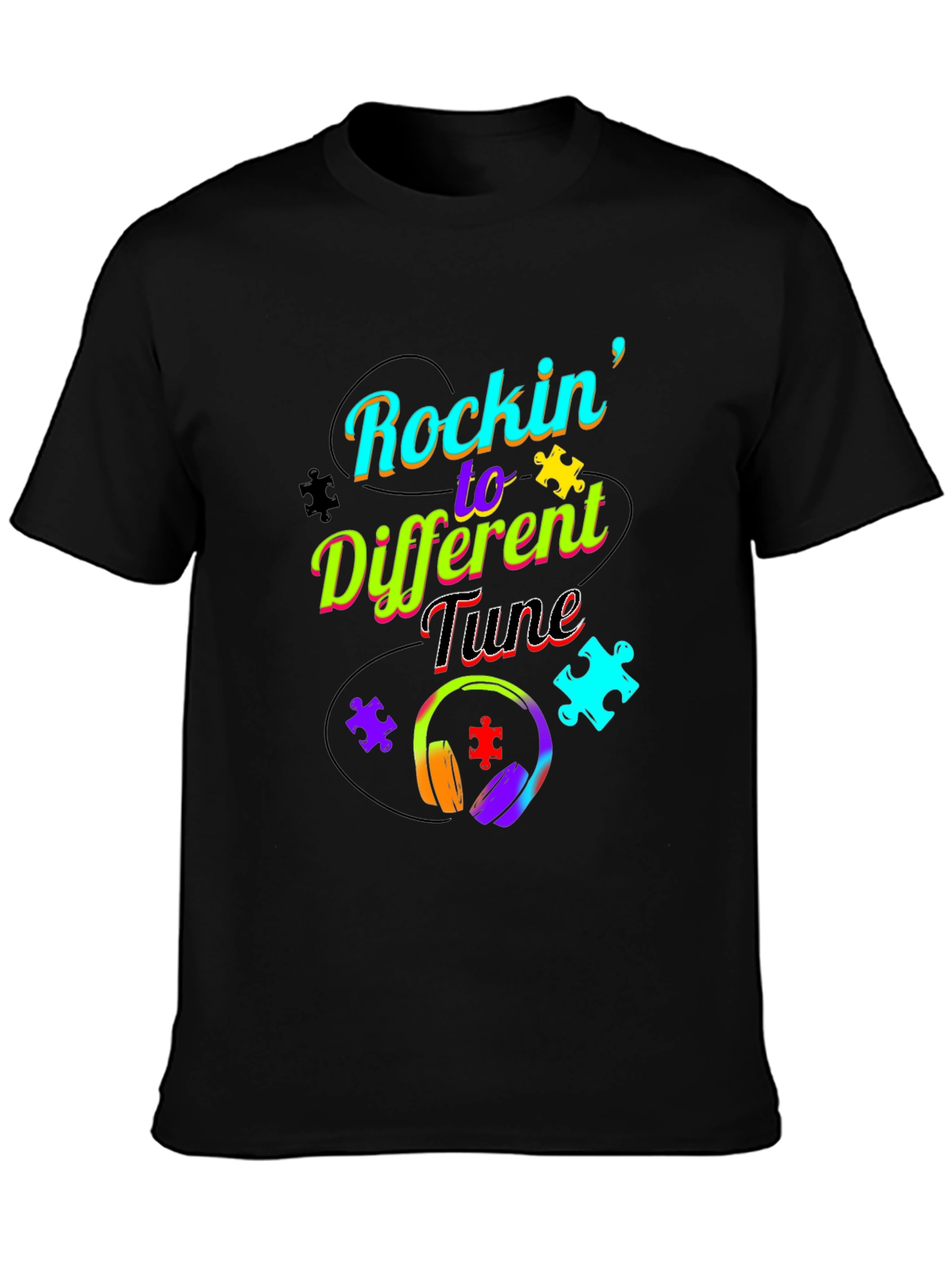Rockin to a Different Tune T-Shirt Autism Awareness