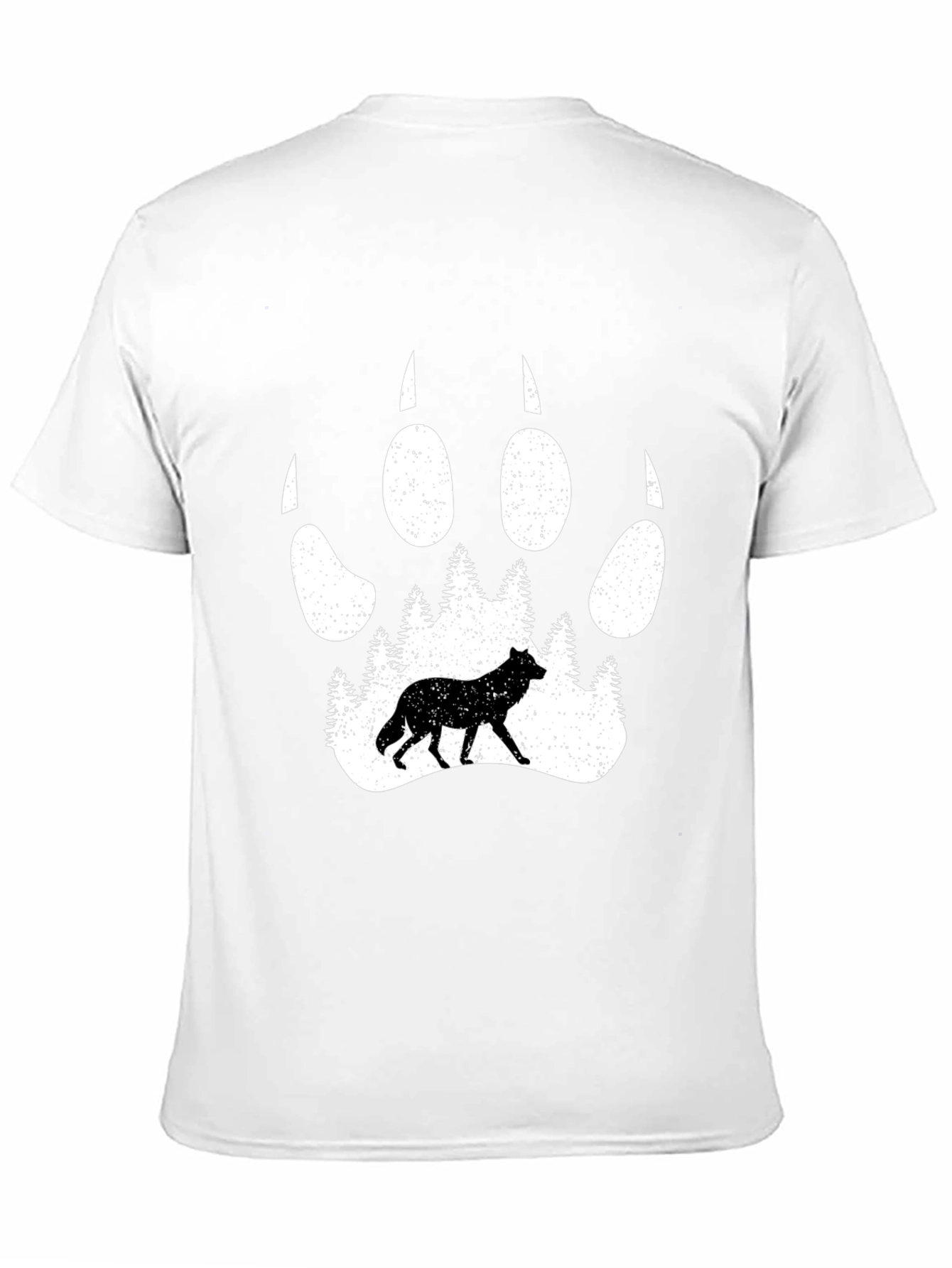 Wolf Paw Print Graphic Tee