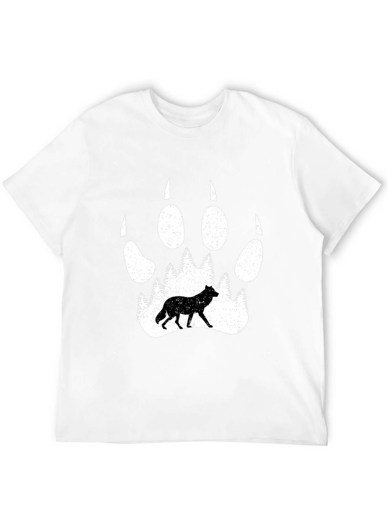 Wolf Paw Print Graphic Tee