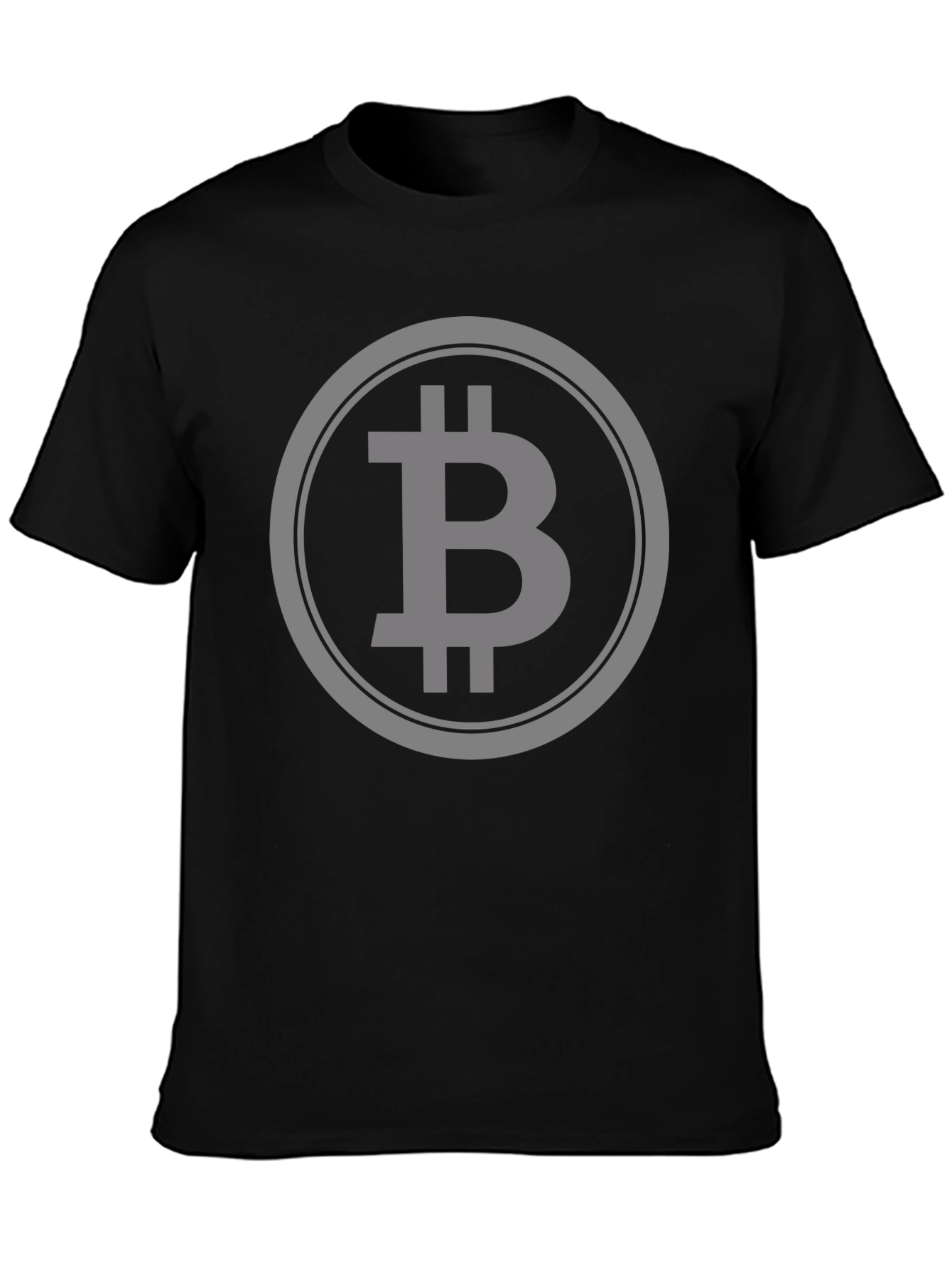 Bitcoin Crypto Currency T-Shirt - Black