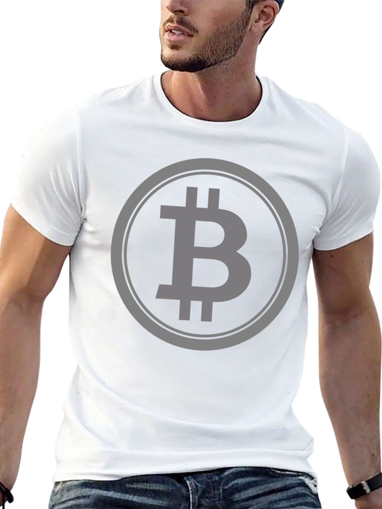 Bitcoin Crypto Currency T-Shirt - Black