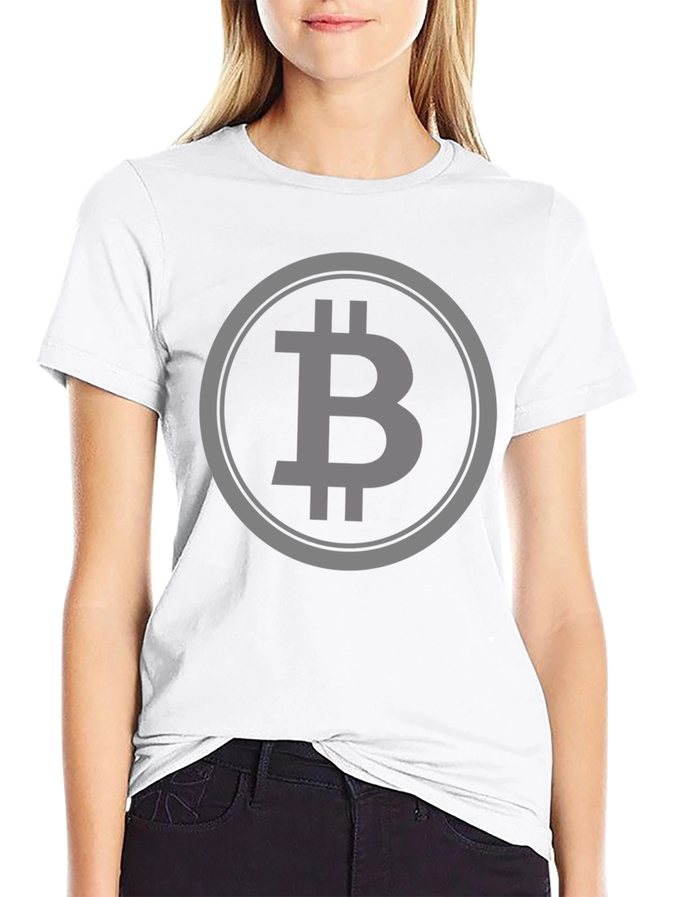 Bitcoin Crypto Currency T-Shirt - Black