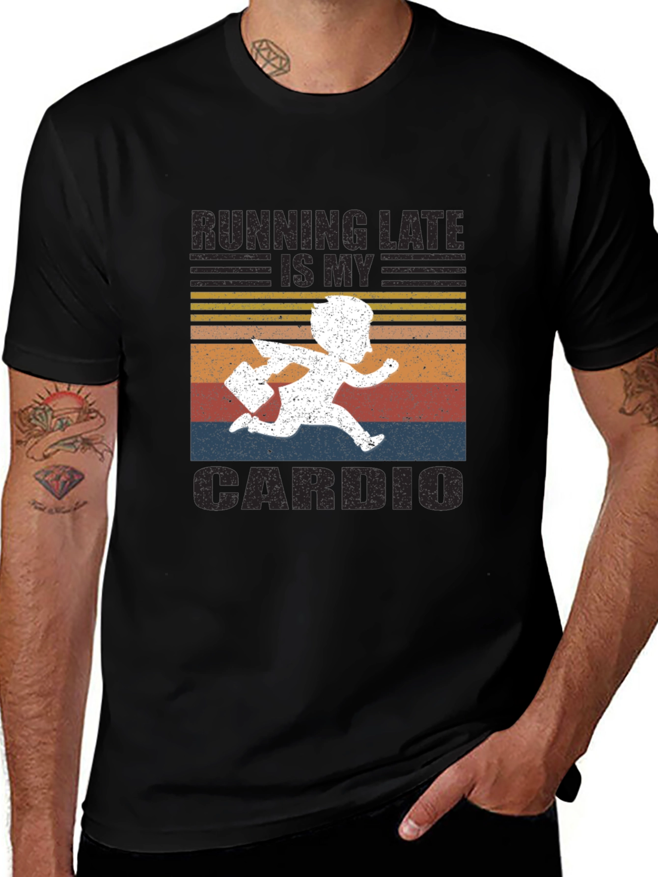 Running Late is My Cardio Graphic Tee
