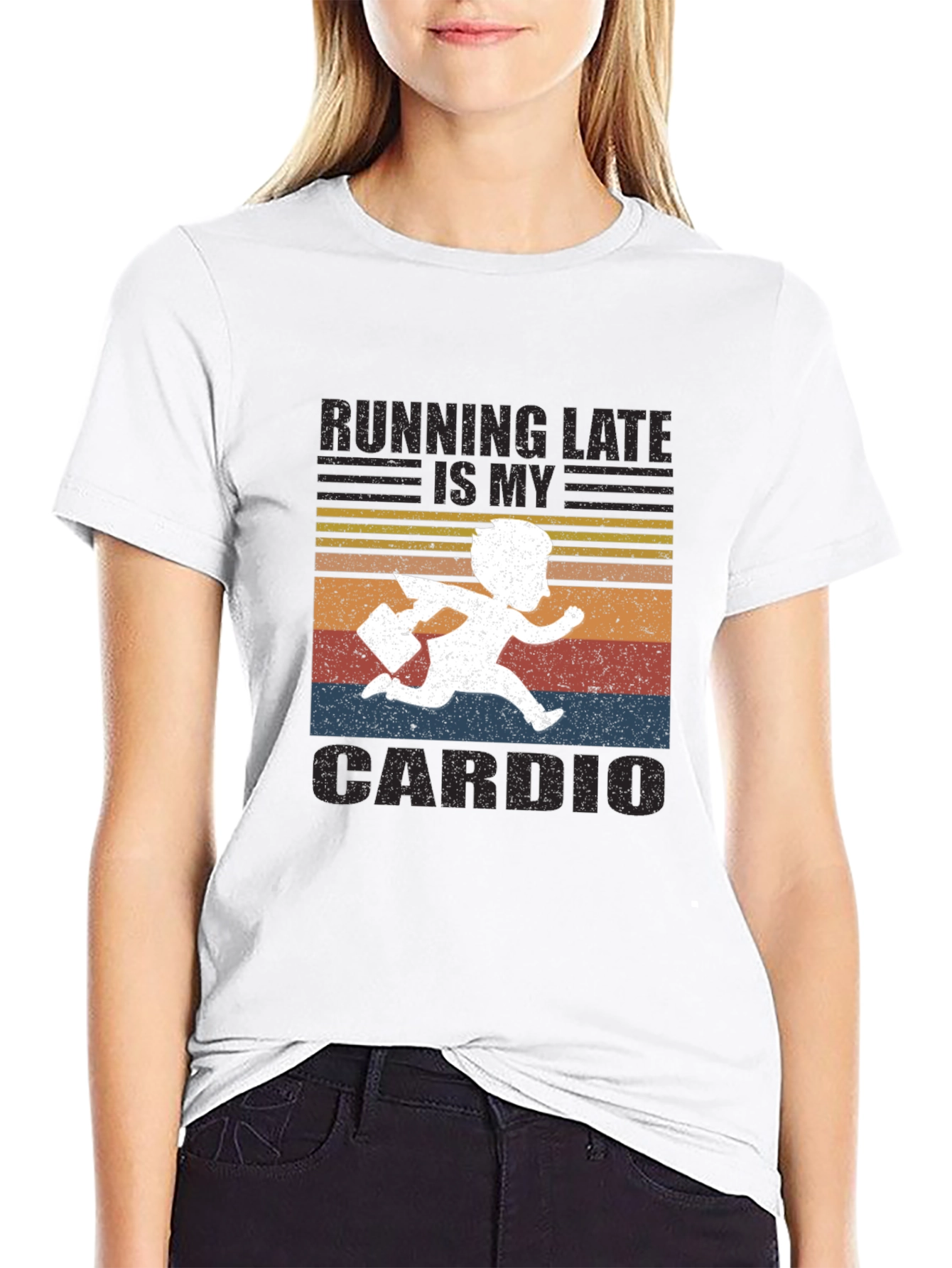 Running Late is My Cardio Graphic Tee