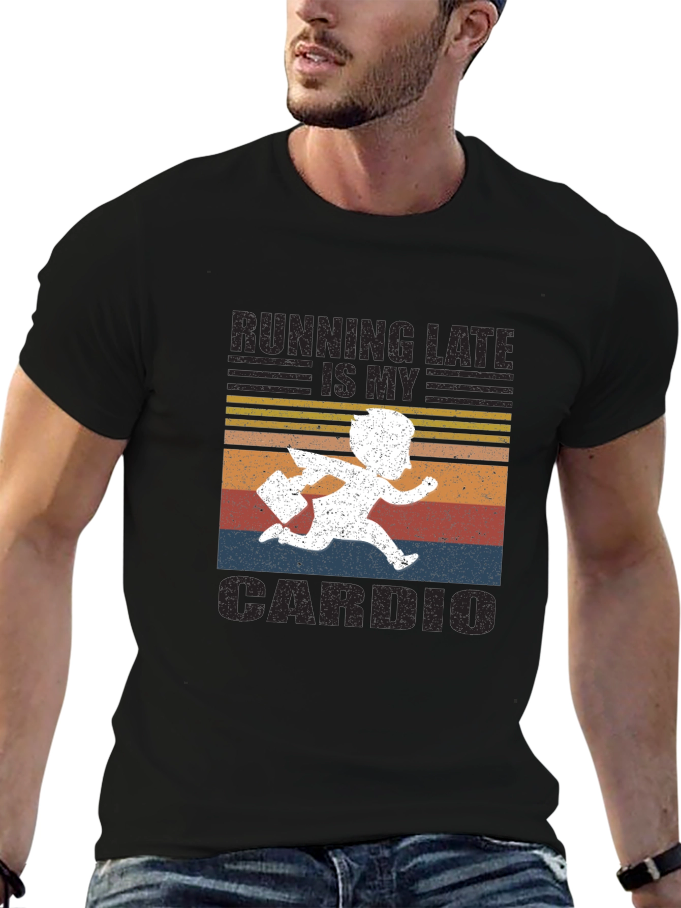 Running Late is My Cardio Graphic Tee