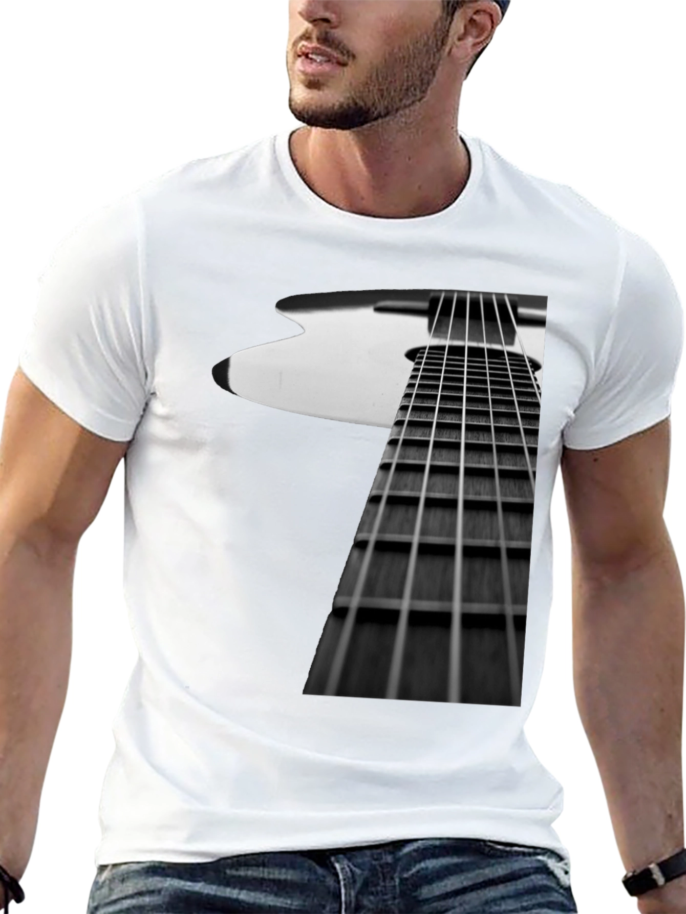 Guitar Fretboard Graphic Tee