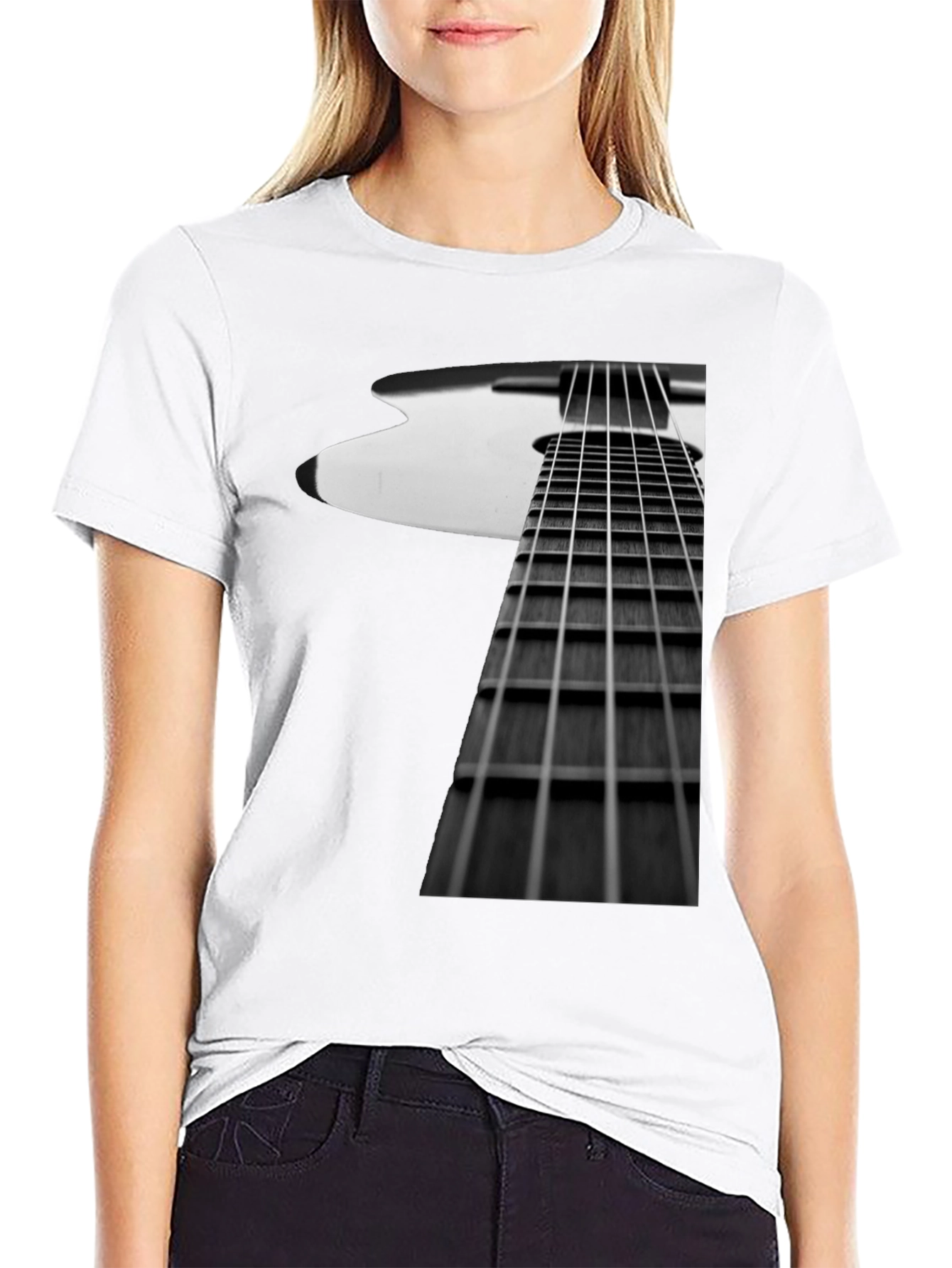 Guitar Fretboard Graphic Tee