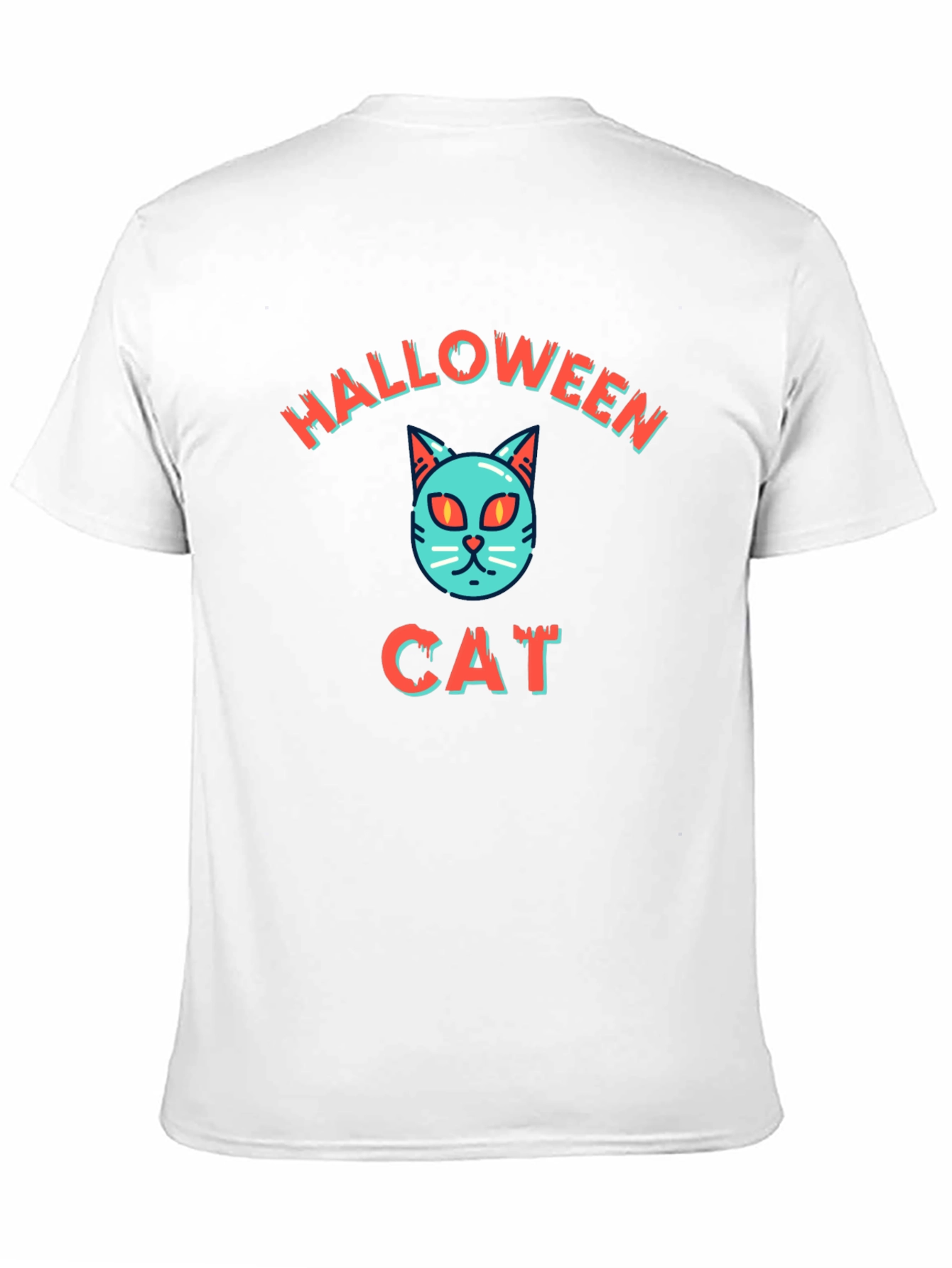 Halloween Cat T-Shirt - Spooky Season Style