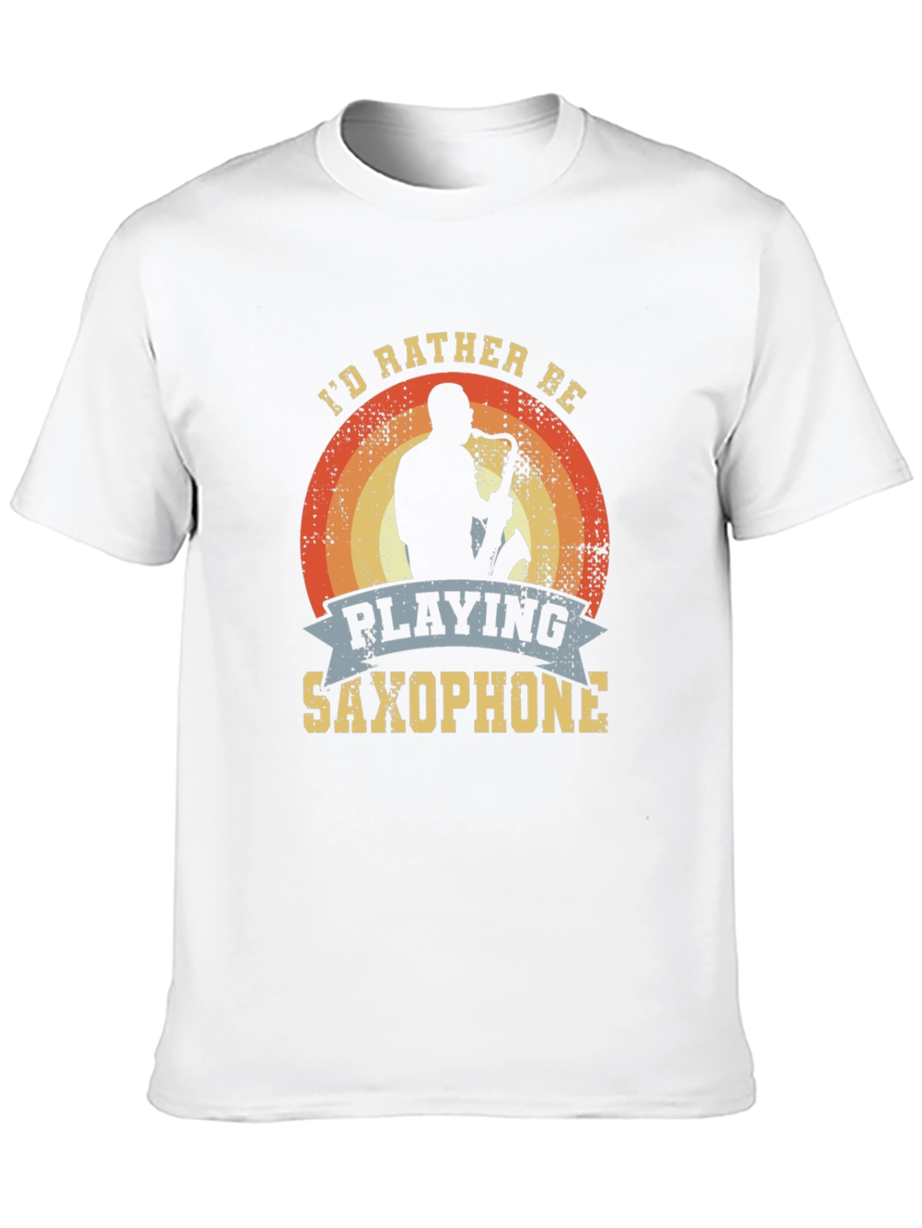 Saxophone Player T-Shirt - Id Rather Be Playing