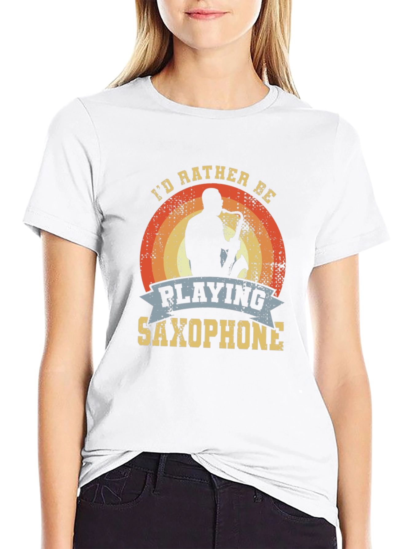 Saxophone Player T-Shirt - Id Rather Be Playing