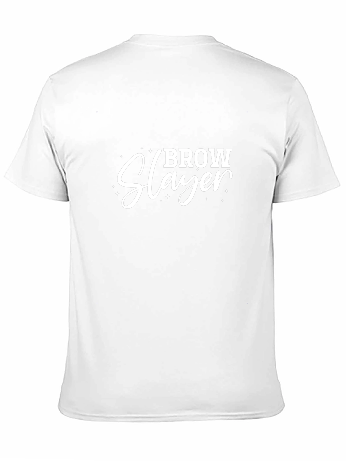 Brow Slayer Graphic Tee - Unisex Black Cotton T-Shirt