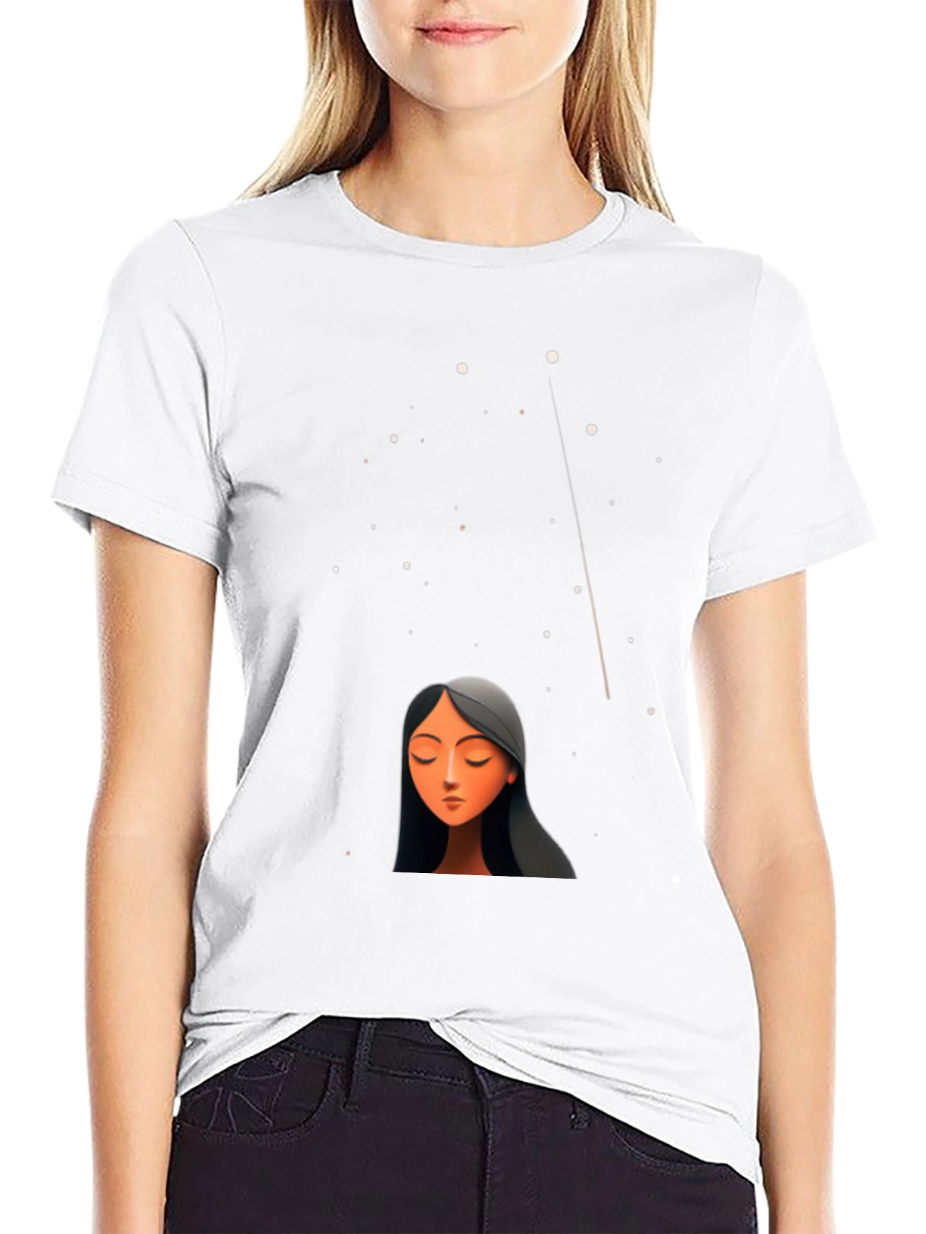 Celestial Dreamer T-Shirt - Black