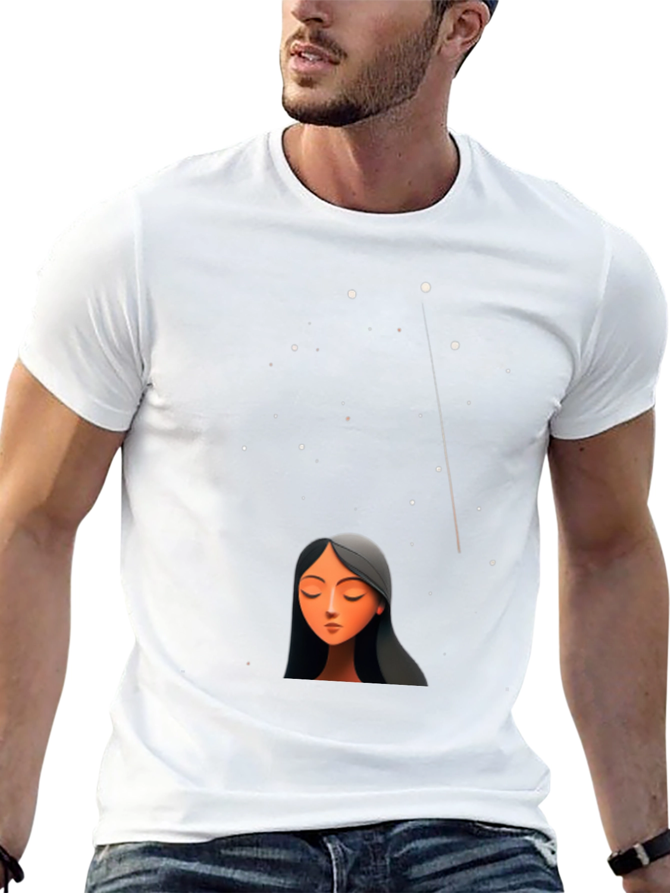 Celestial Dreamer T-Shirt - Black