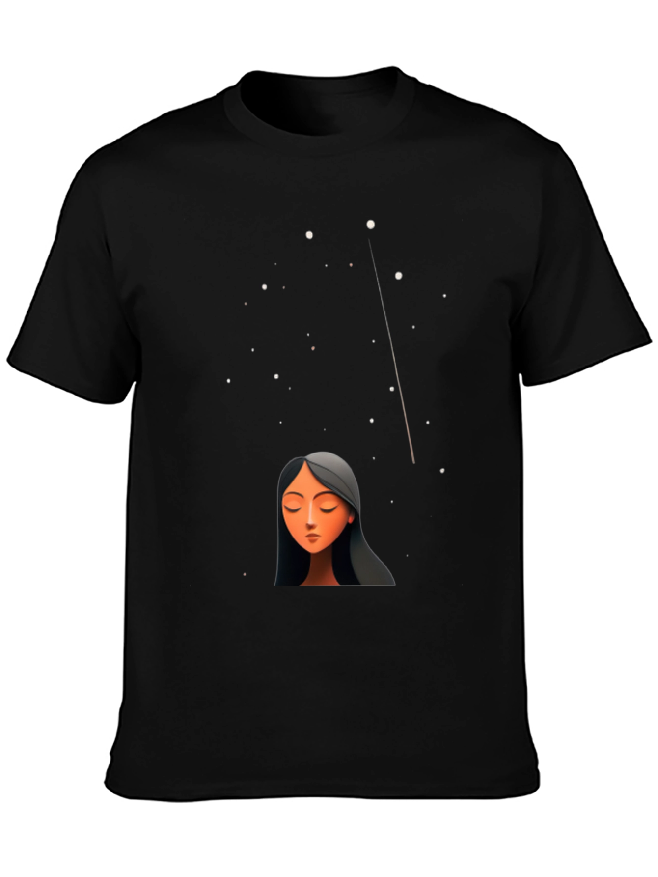 Celestial Dreamer T-Shirt - Black