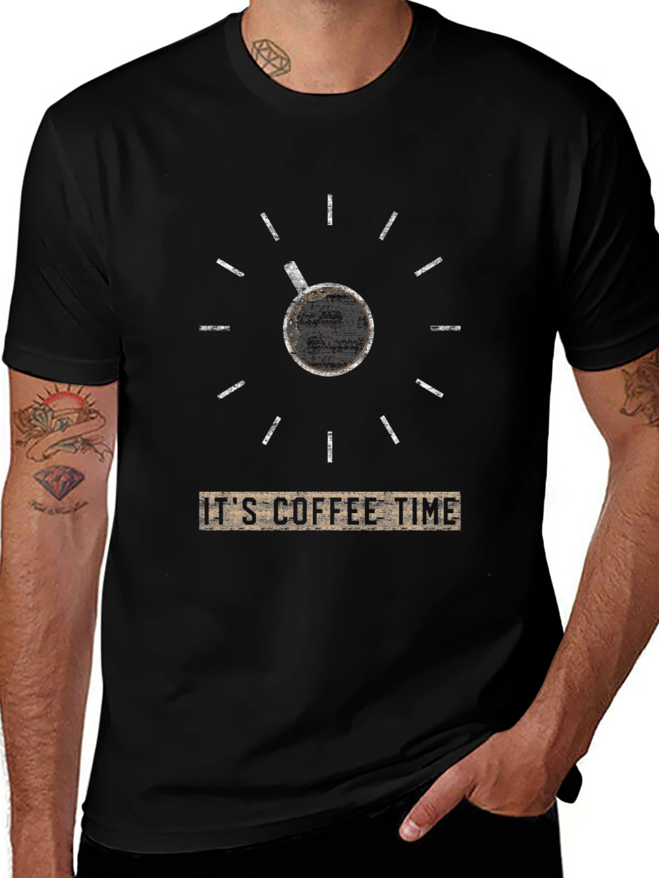Coffee Time Graphic Tee - Stylish Coffee Lovers T-Shirt