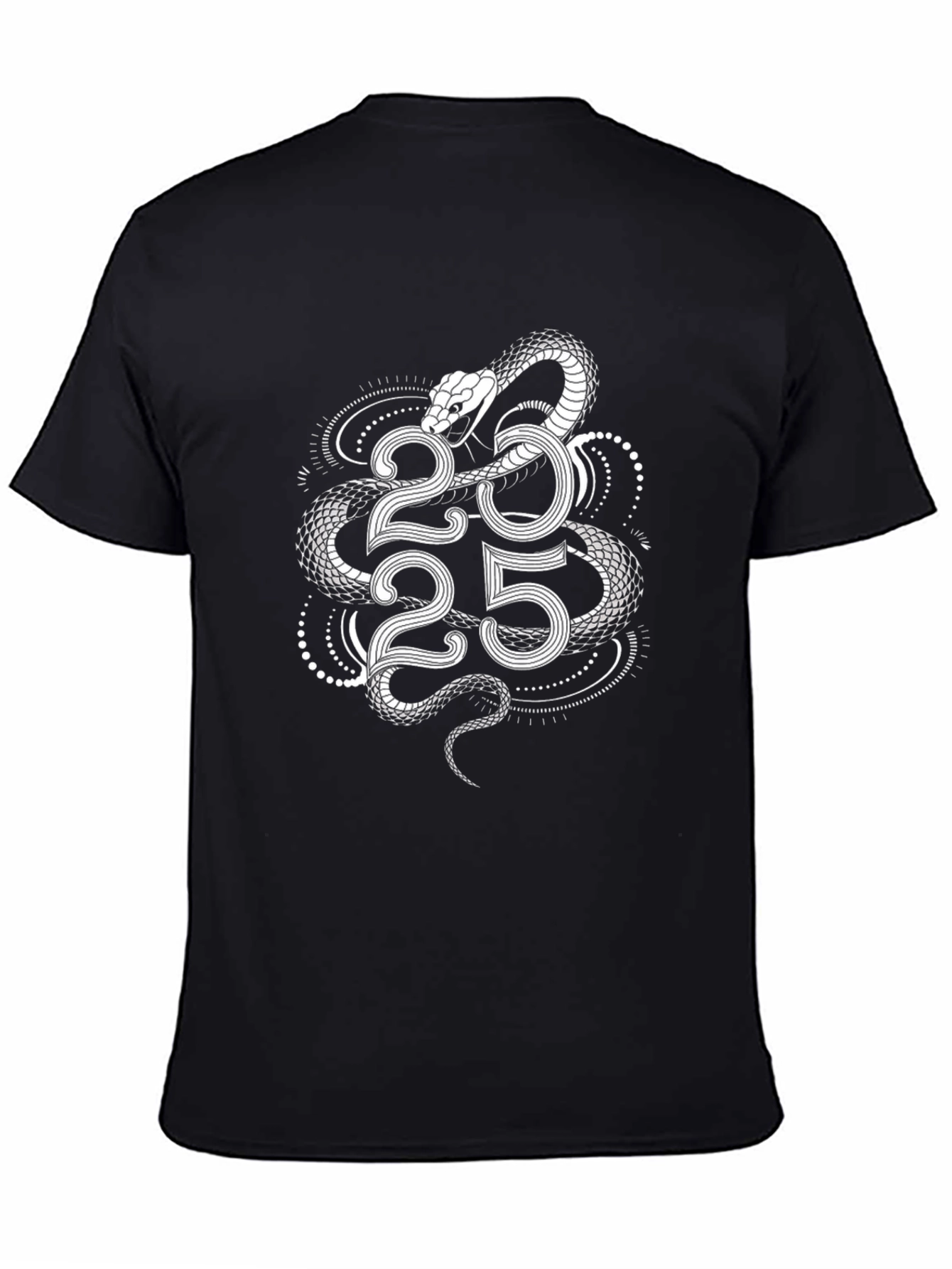 2025 Snake Graphic Tee - Stylish Unisex T-Shirt
