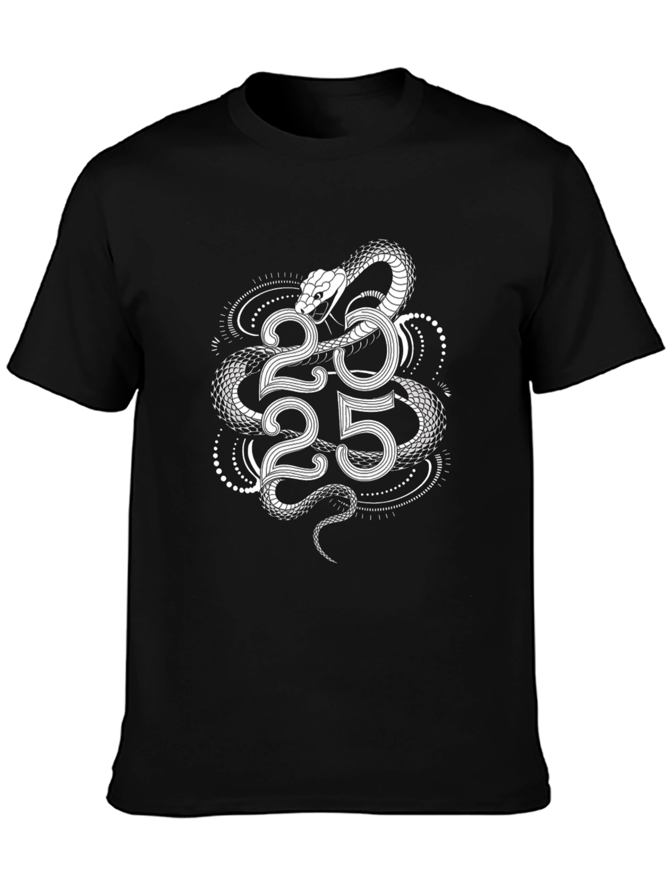 2025 Snake Graphic Tee - Stylish Unisex T-Shirt