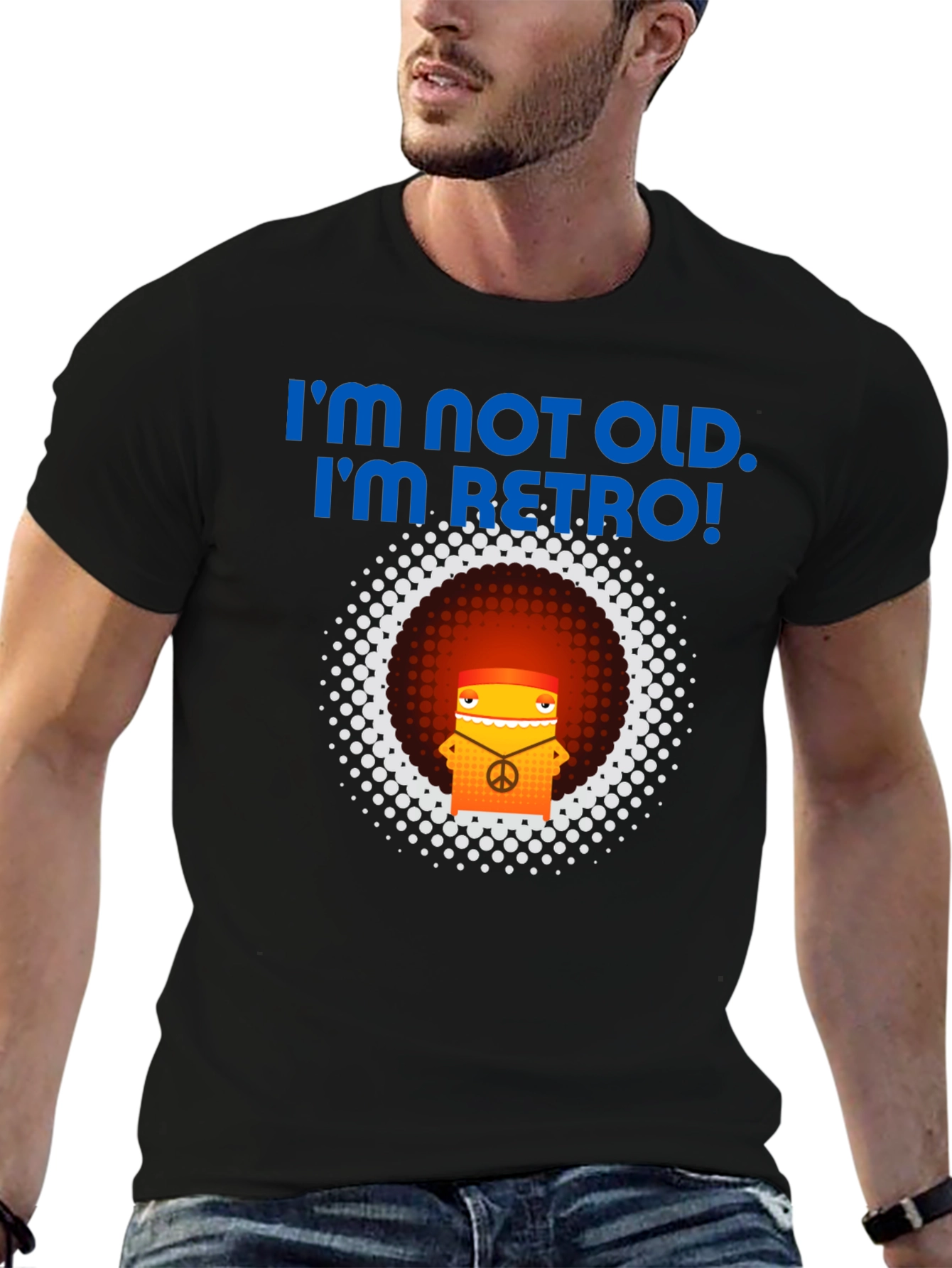 Retro Cartoon Graphic T-Shirt - Im Not Old!