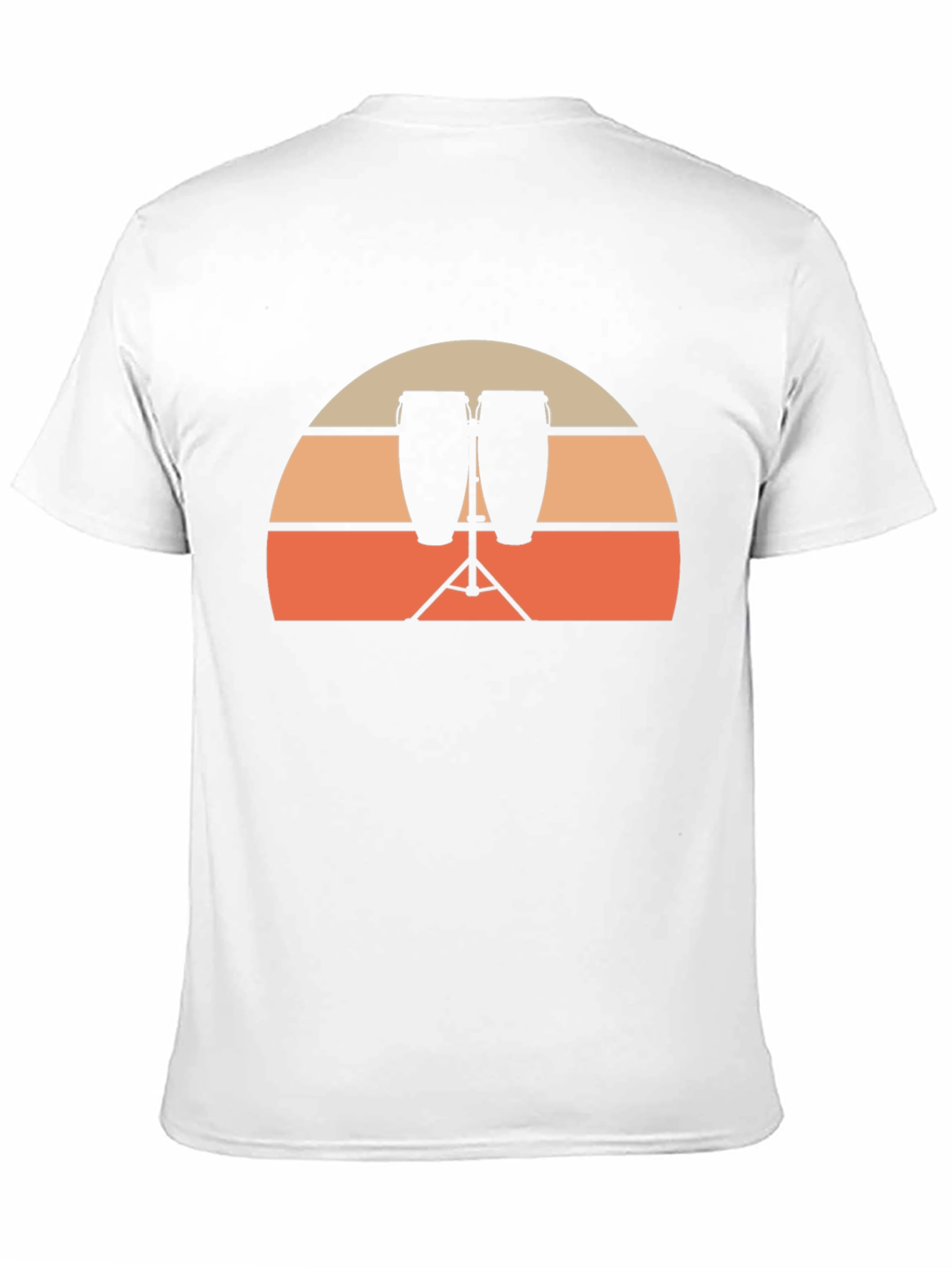 Sunset Conga Drum Graphic Tee