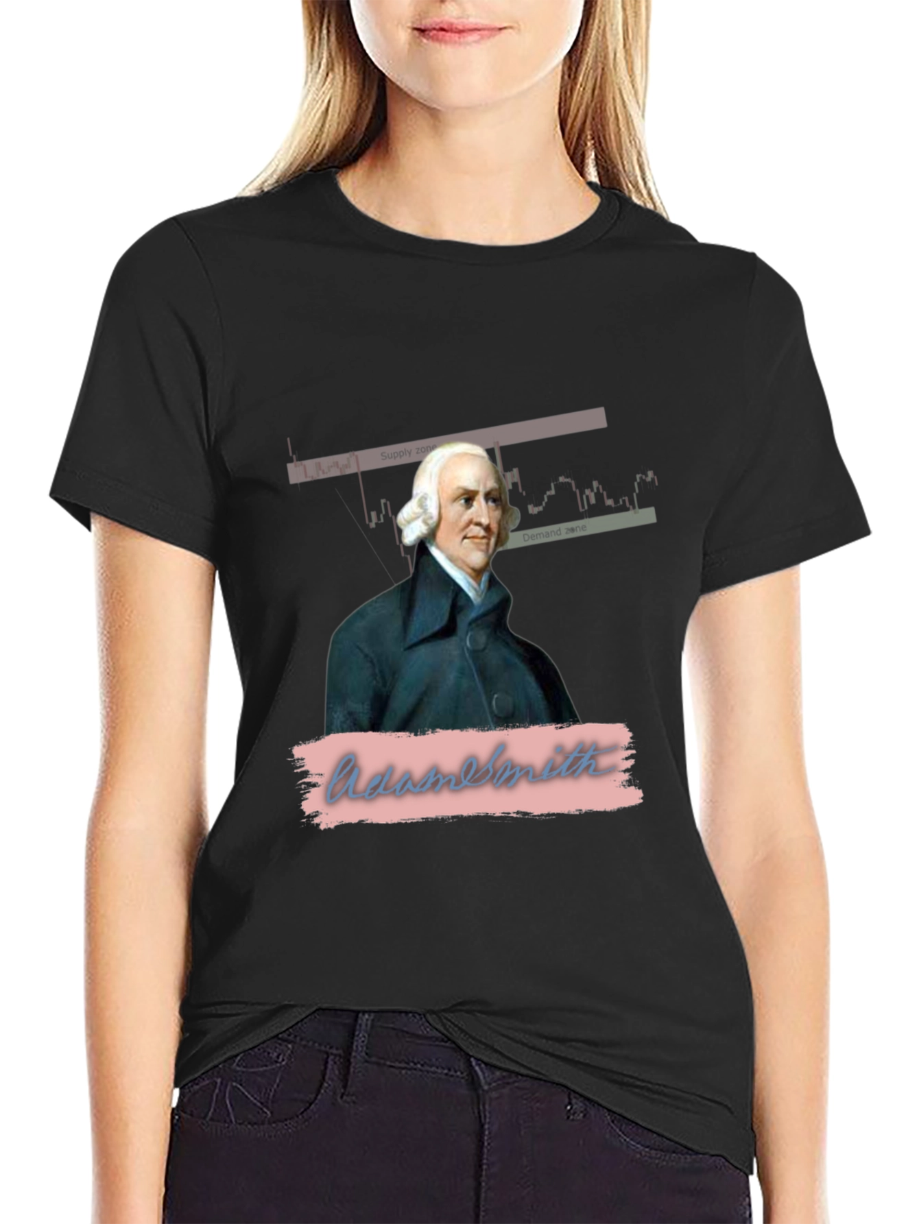 Adam Smith Economics Graphic T-Shirt