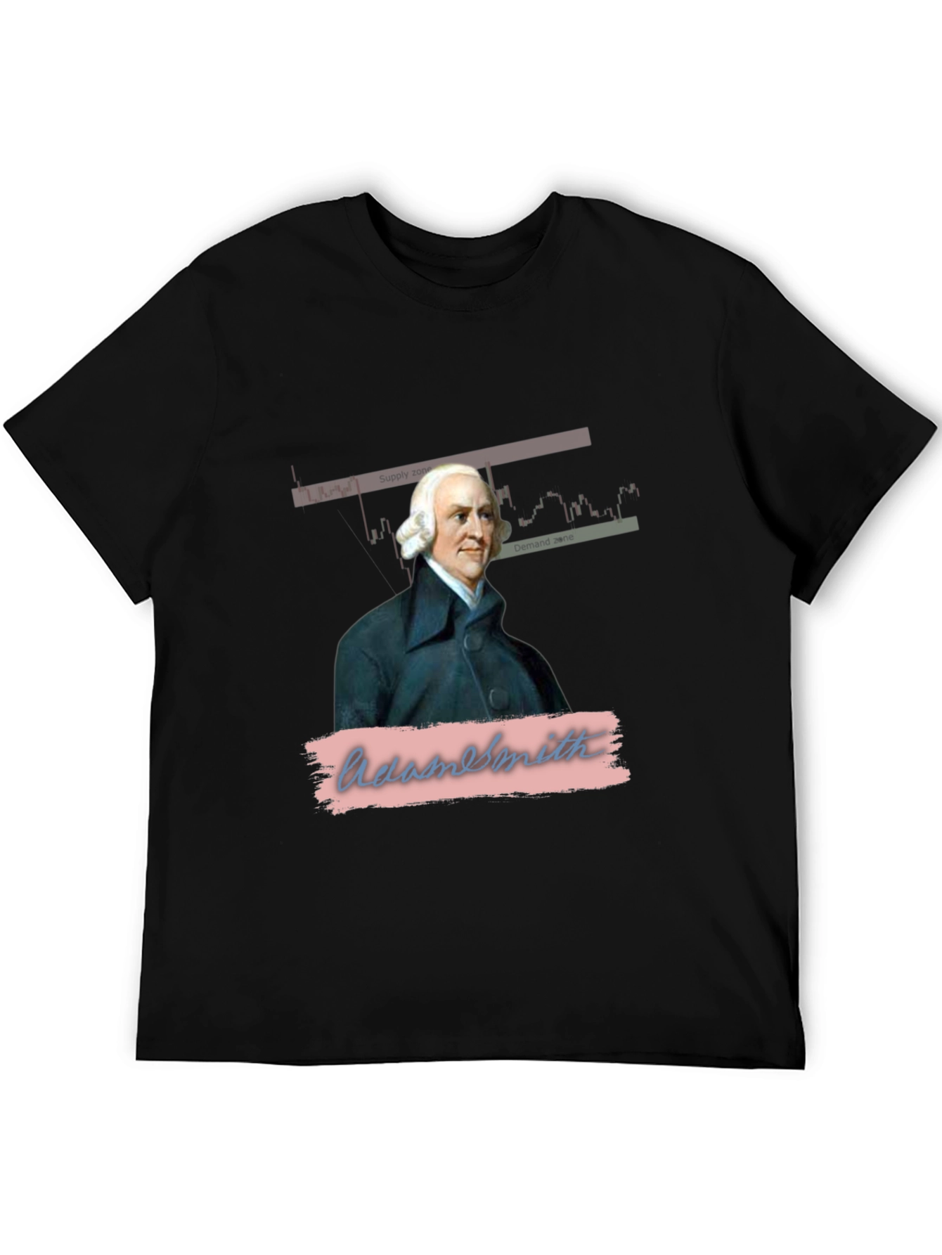 Adam Smith Economics Graphic T-Shirt