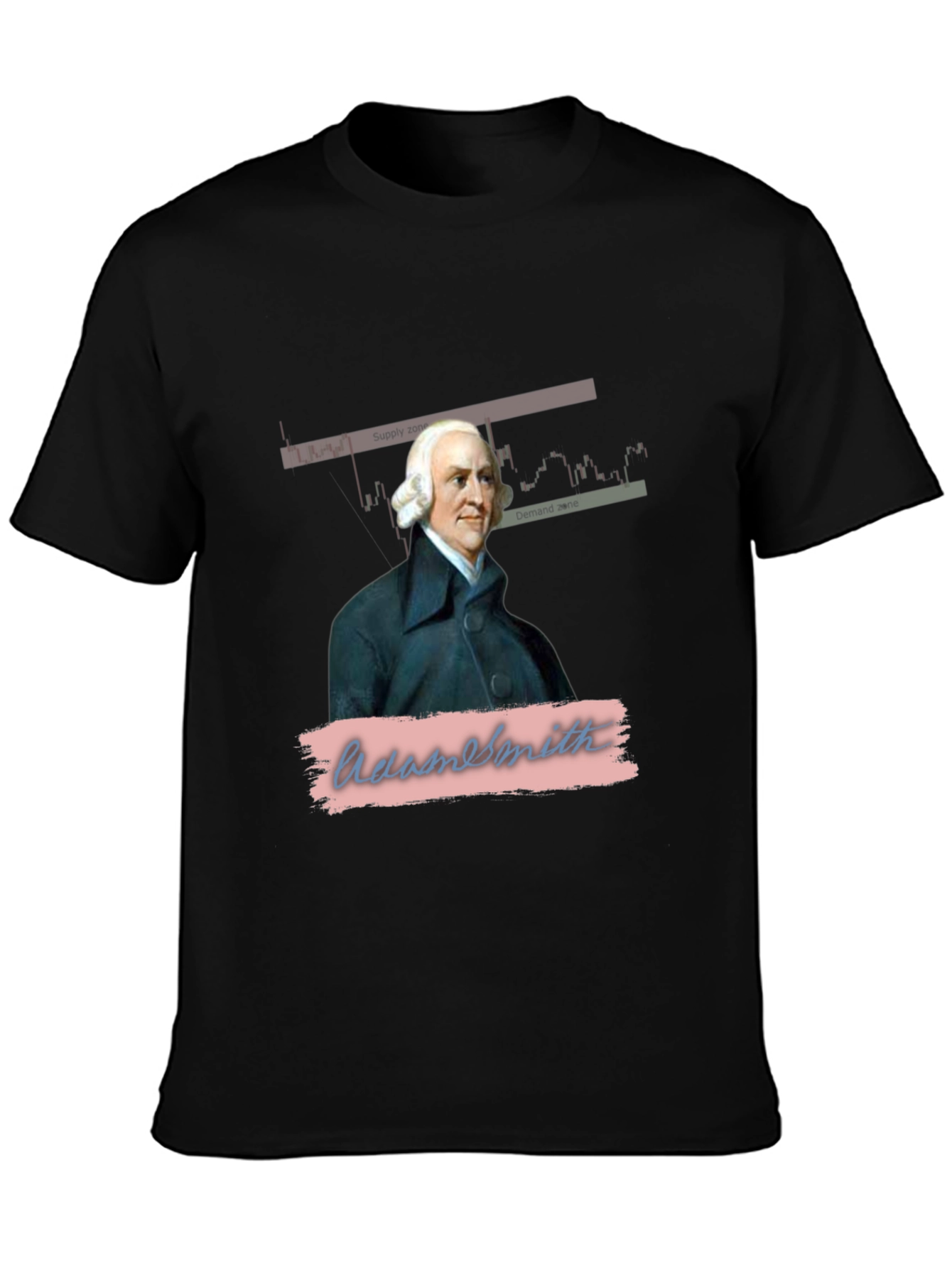 Adam Smith Economics Graphic T-Shirt