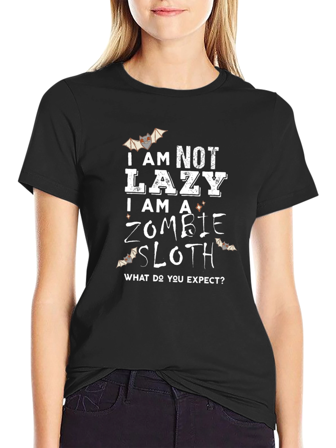 Zombie Sloth T-Shirt - Halloween Humor Tee