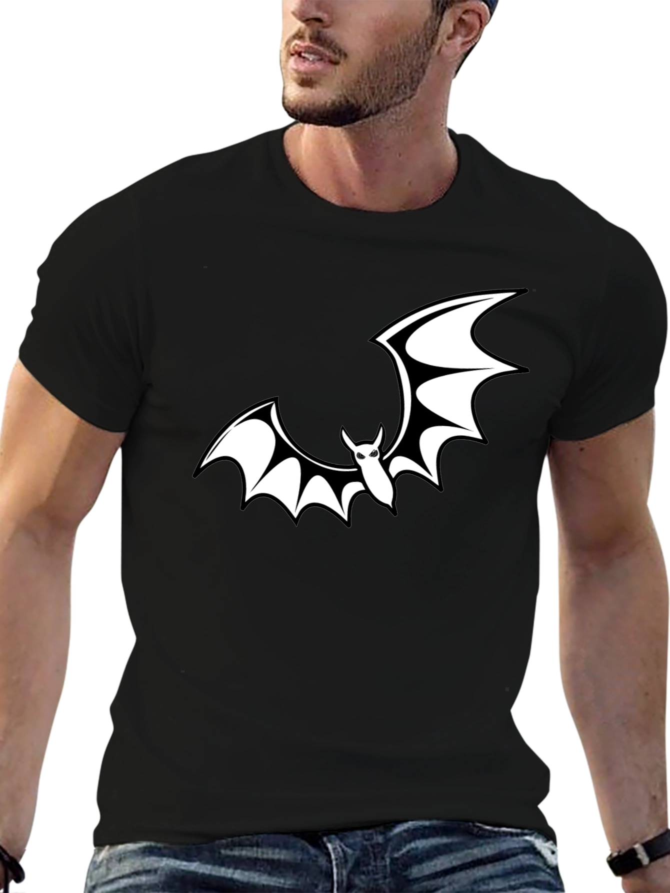 Bat Graphic T-Shirt - Spooky Season Ready