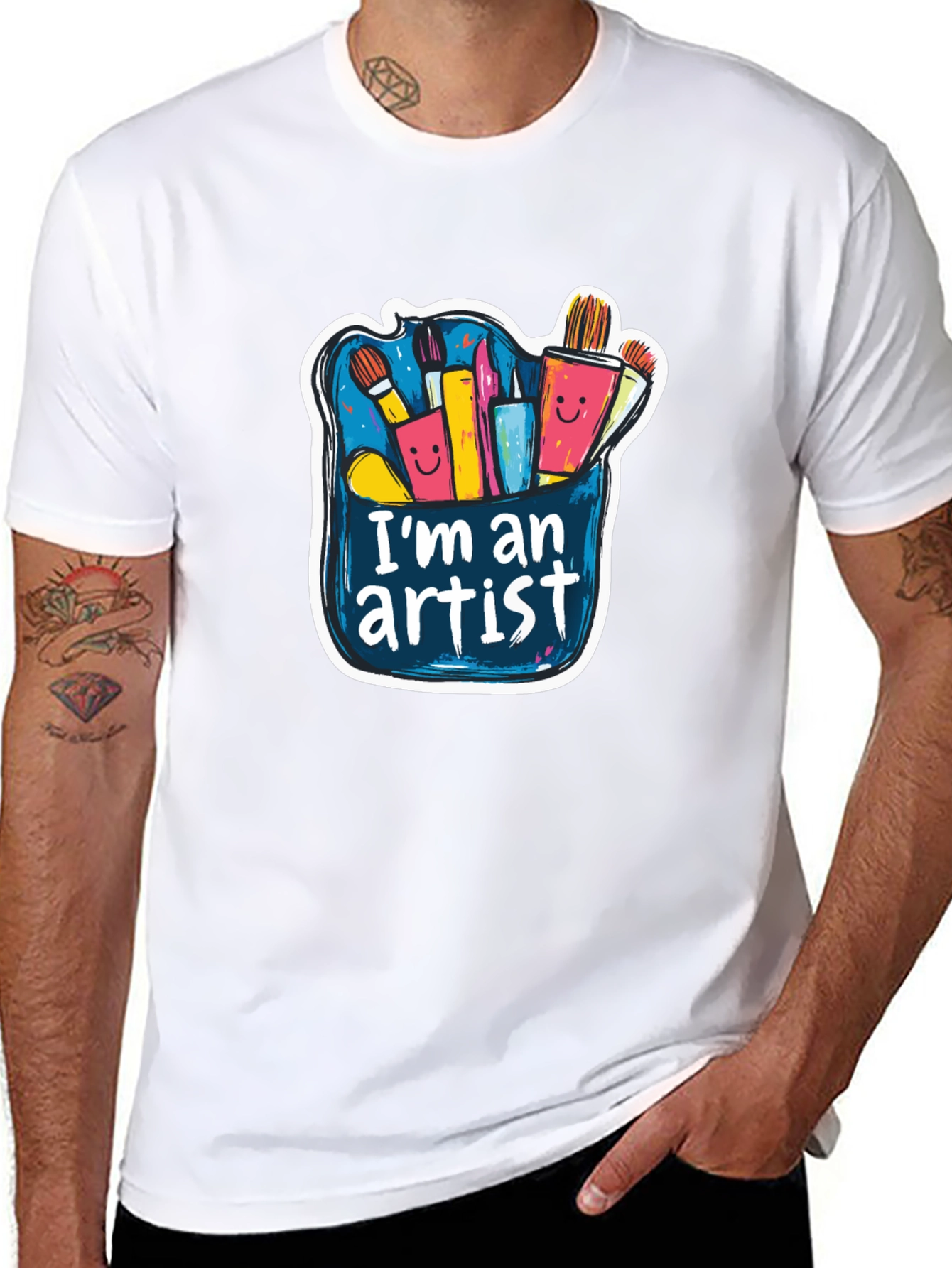 Im An Artist Black T-Shirt