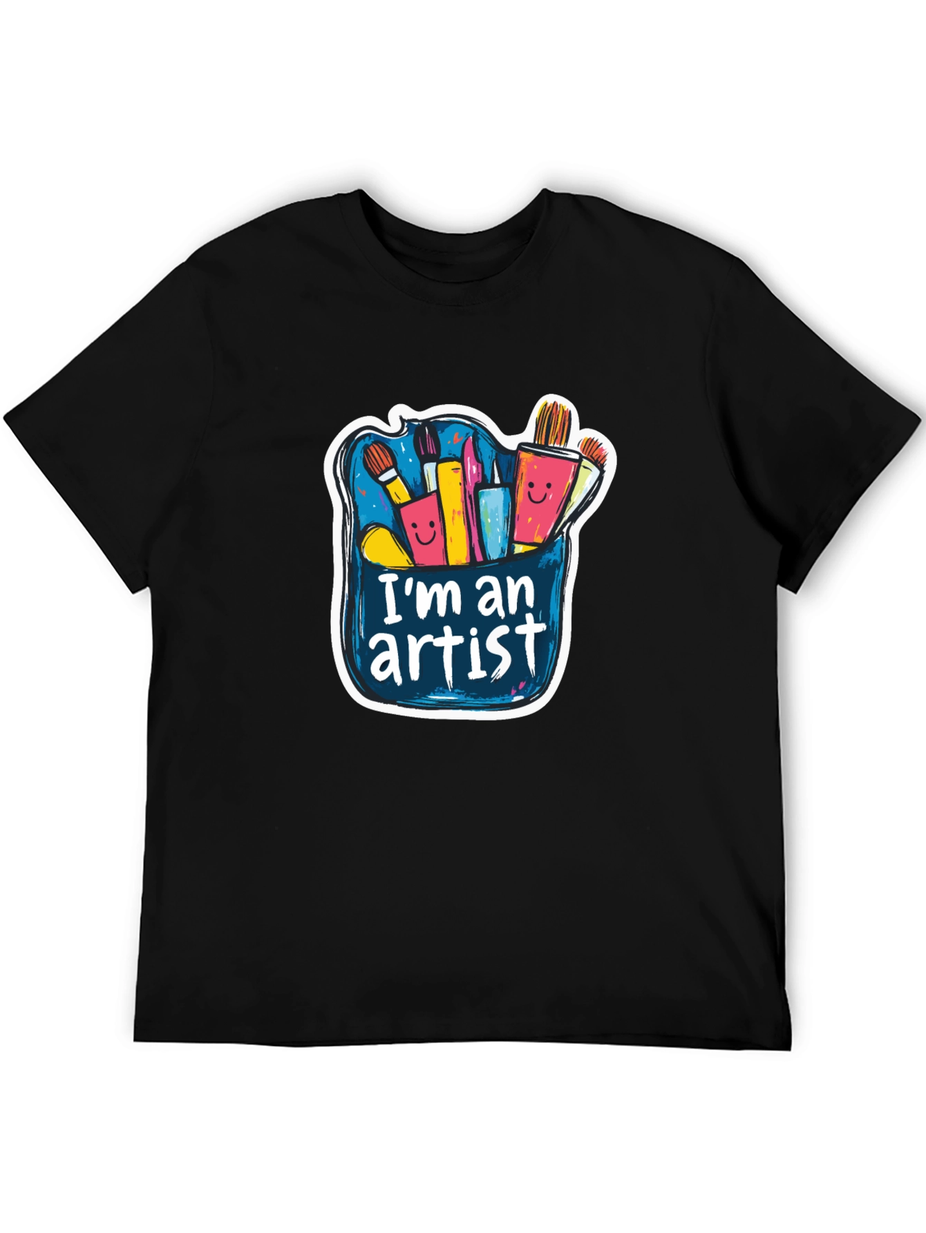Im An Artist Black T-Shirt