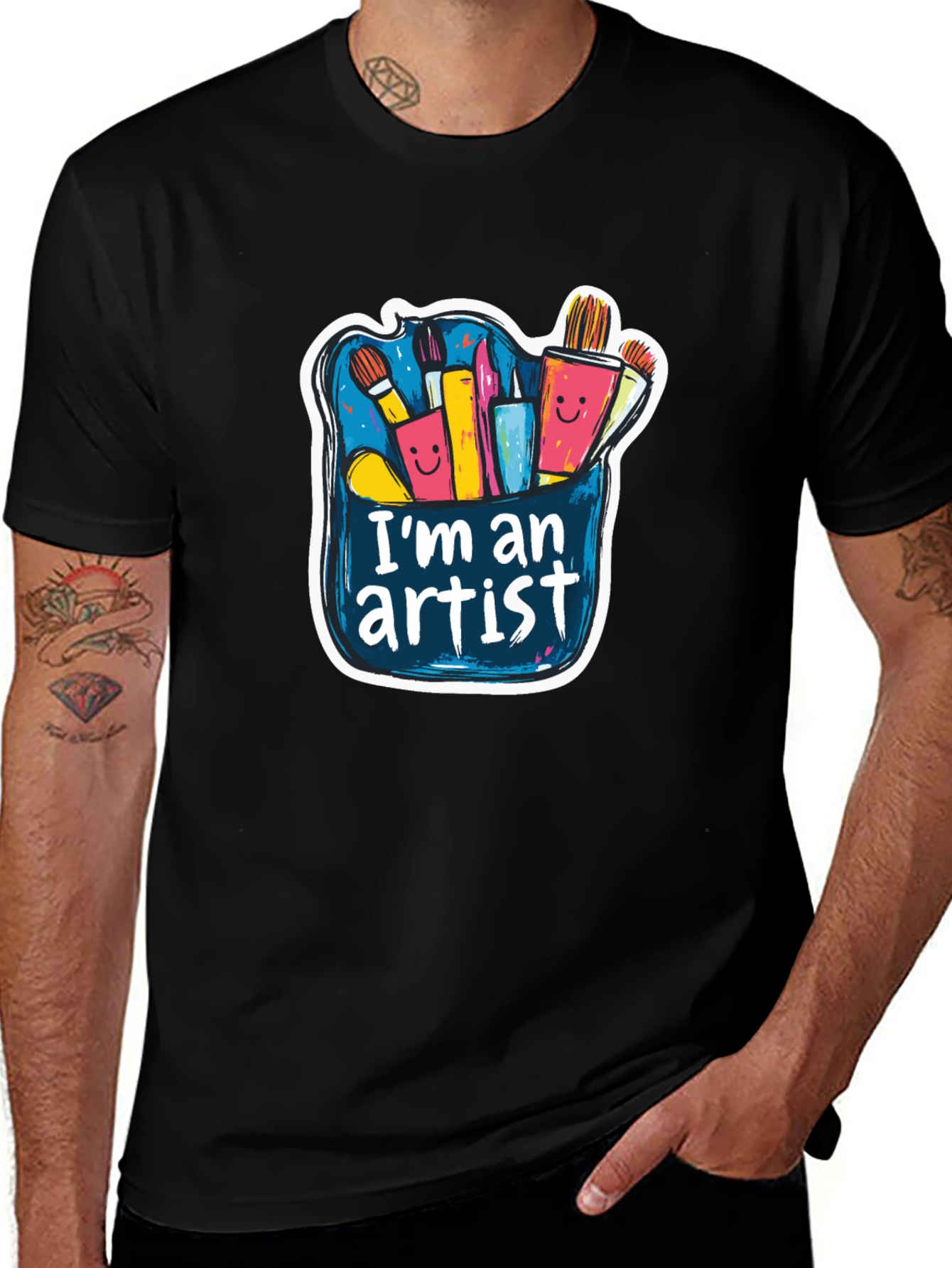 Im An Artist Black T-Shirt