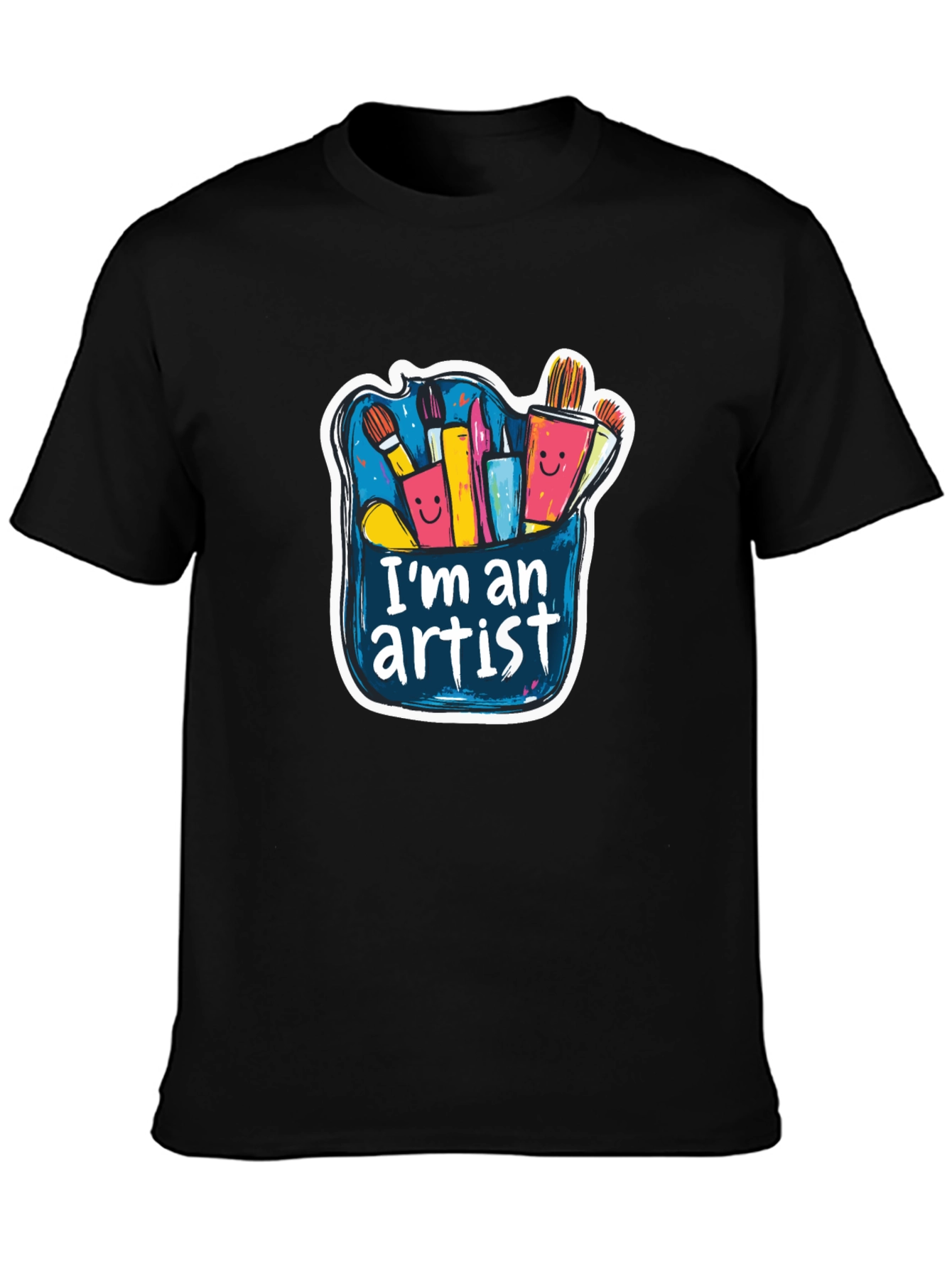 Im An Artist Black T-Shirt