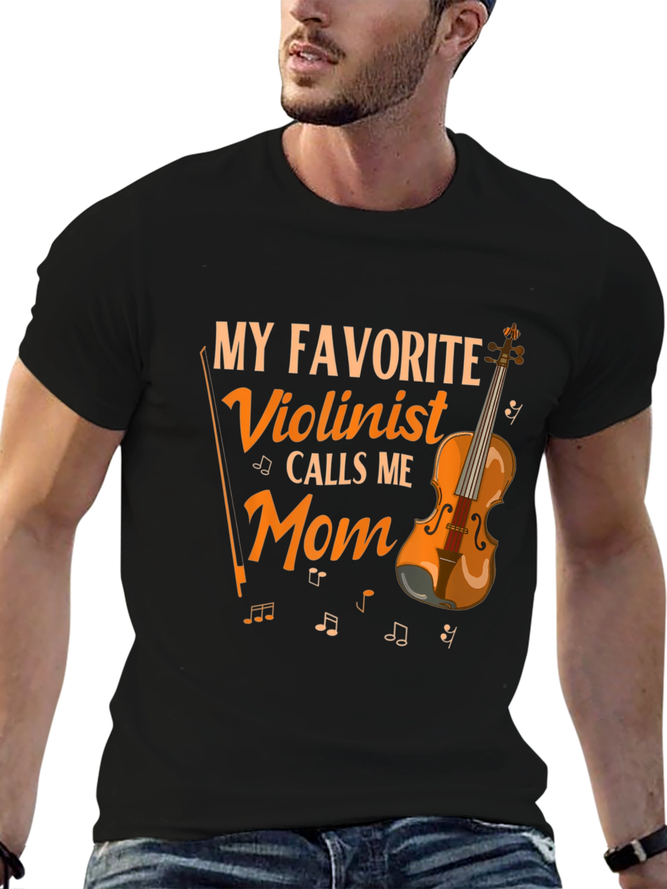 Violinist Mom T-Shirt - Musical Gift