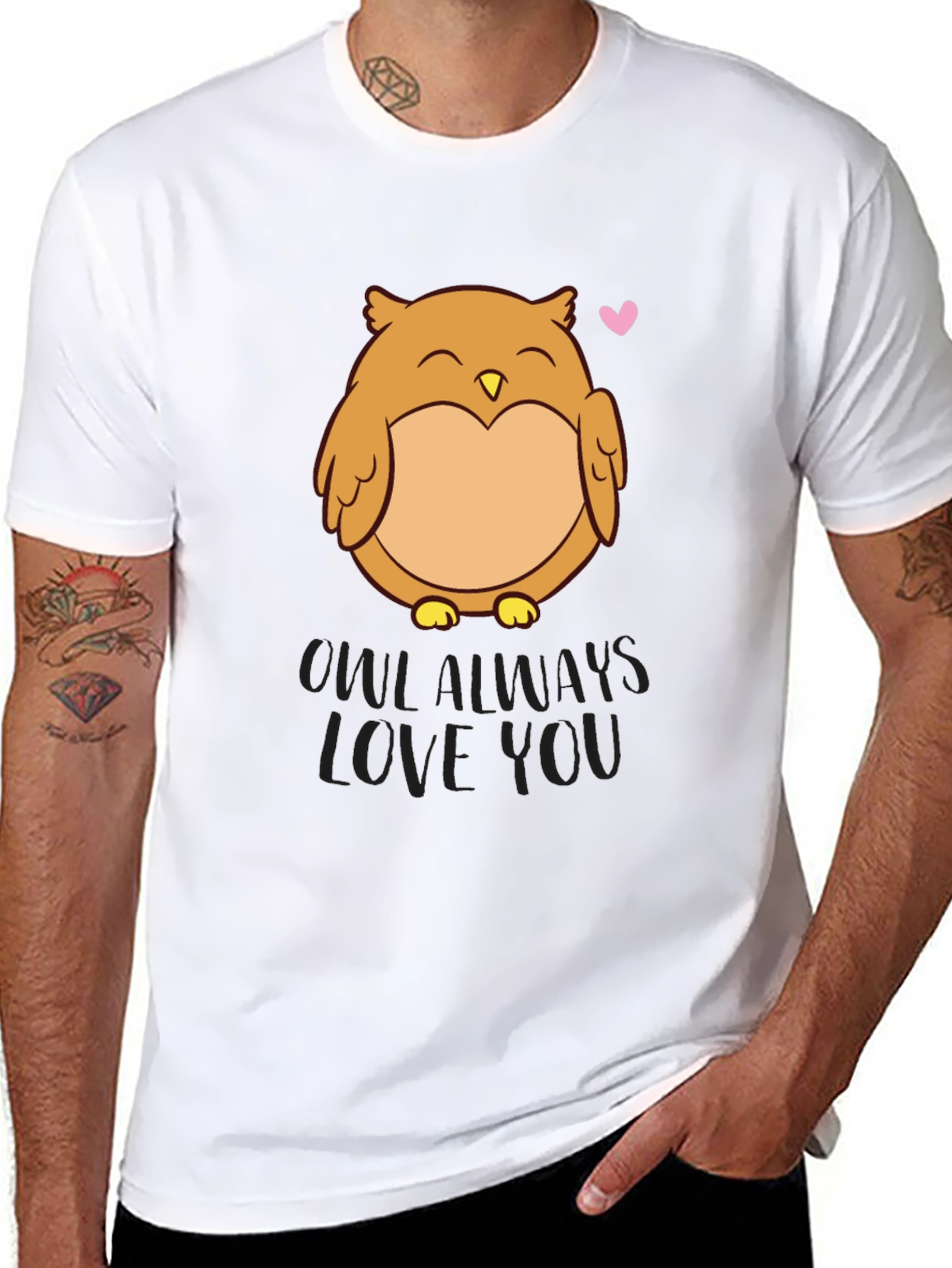 Owl Always Love You Black T-Shirt