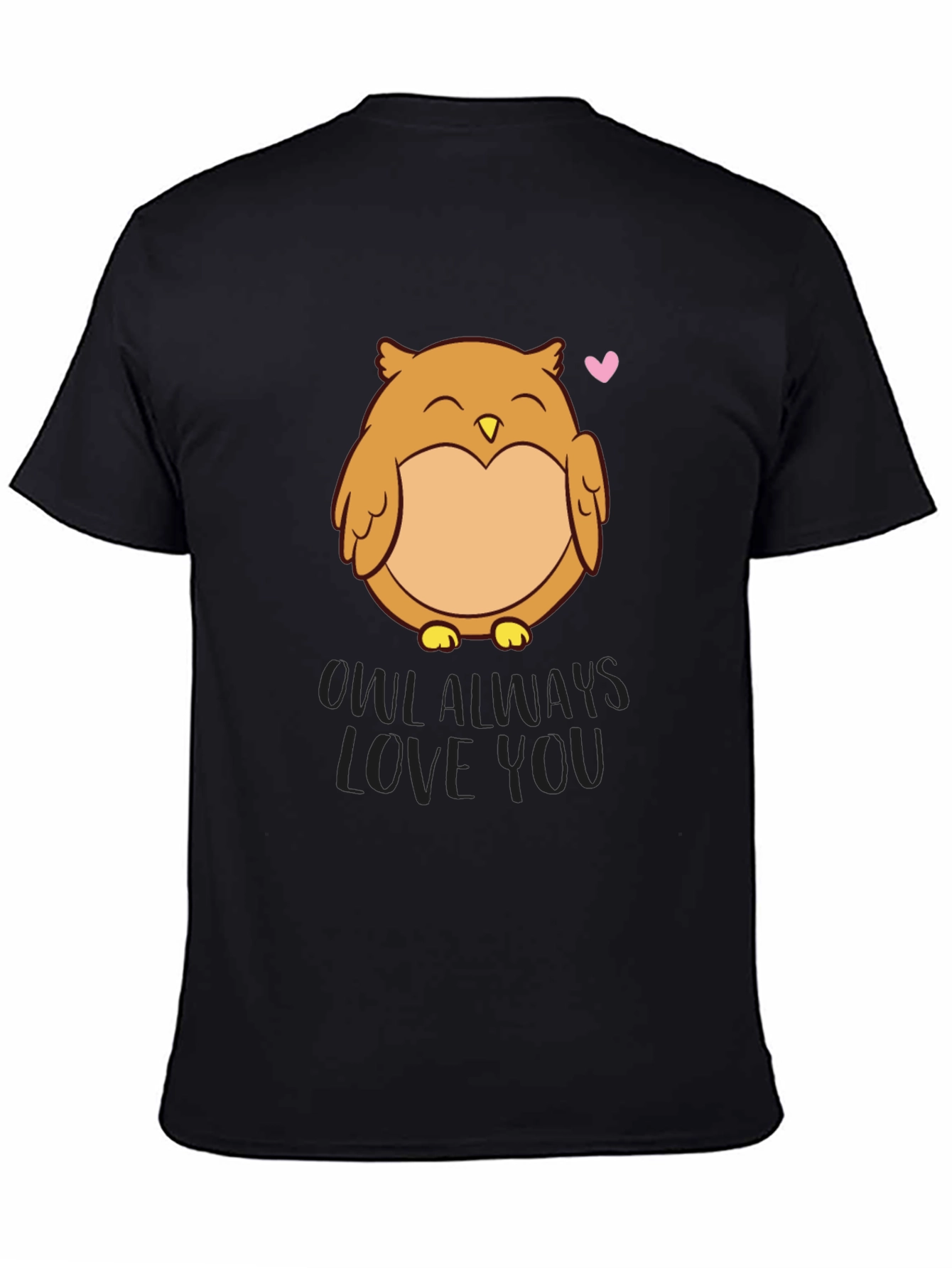 Owl Always Love You Black T-Shirt