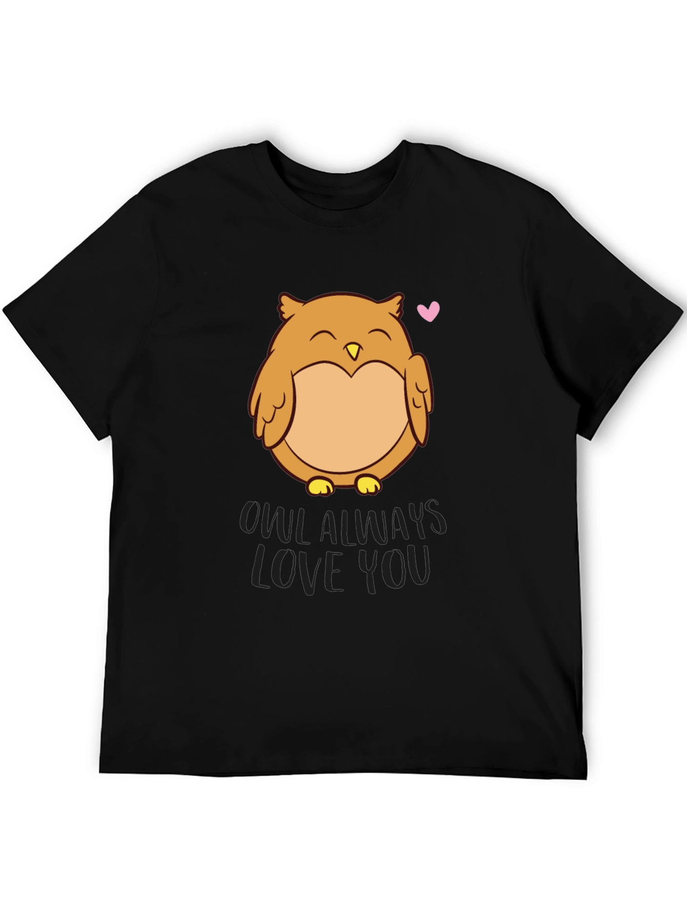 Owl Always Love You Black T-Shirt
