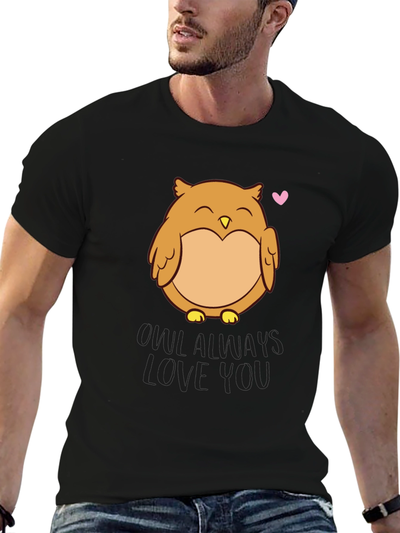 Owl Always Love You Black T-Shirt