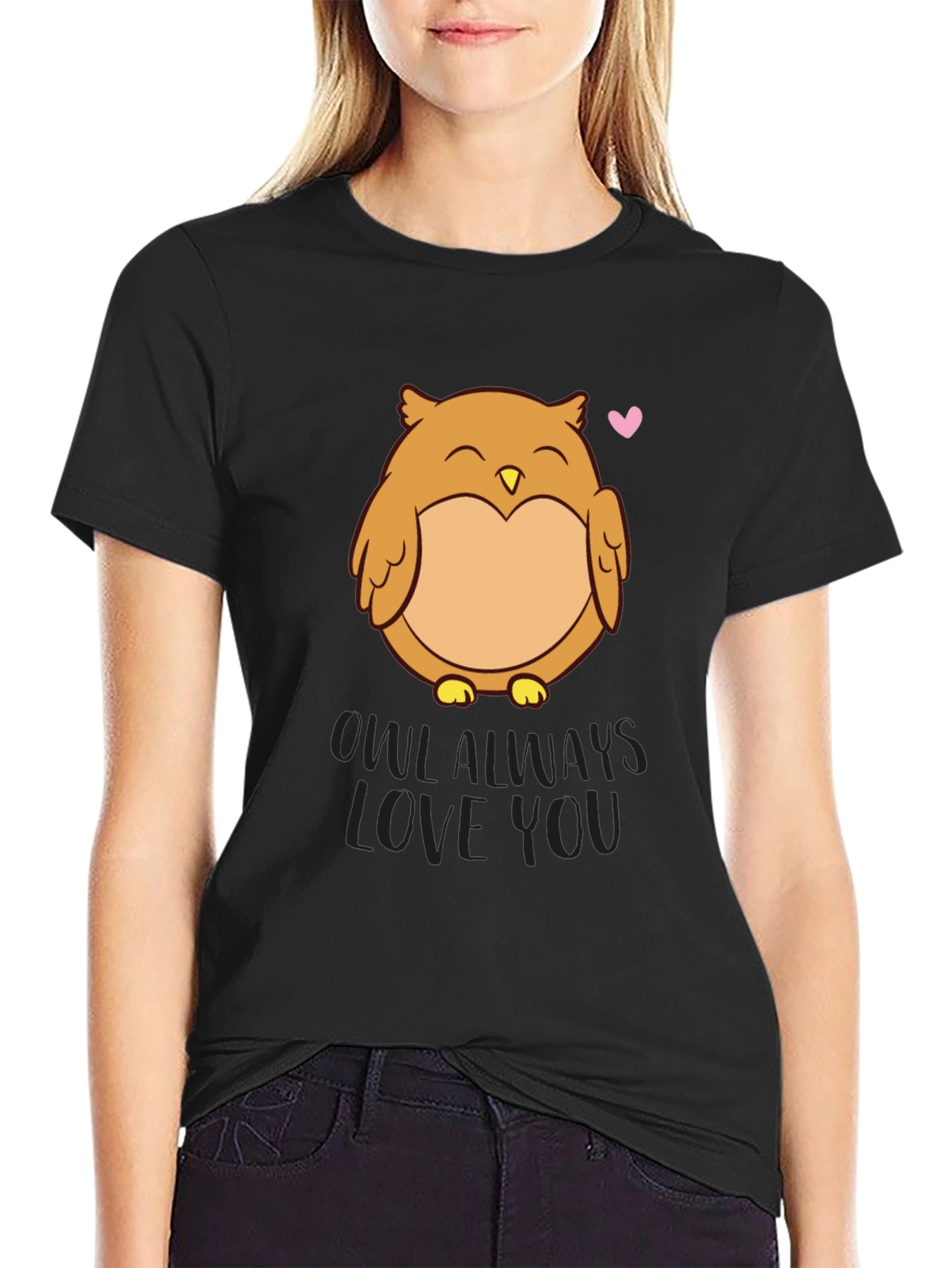 Owl Always Love You Black T-Shirt