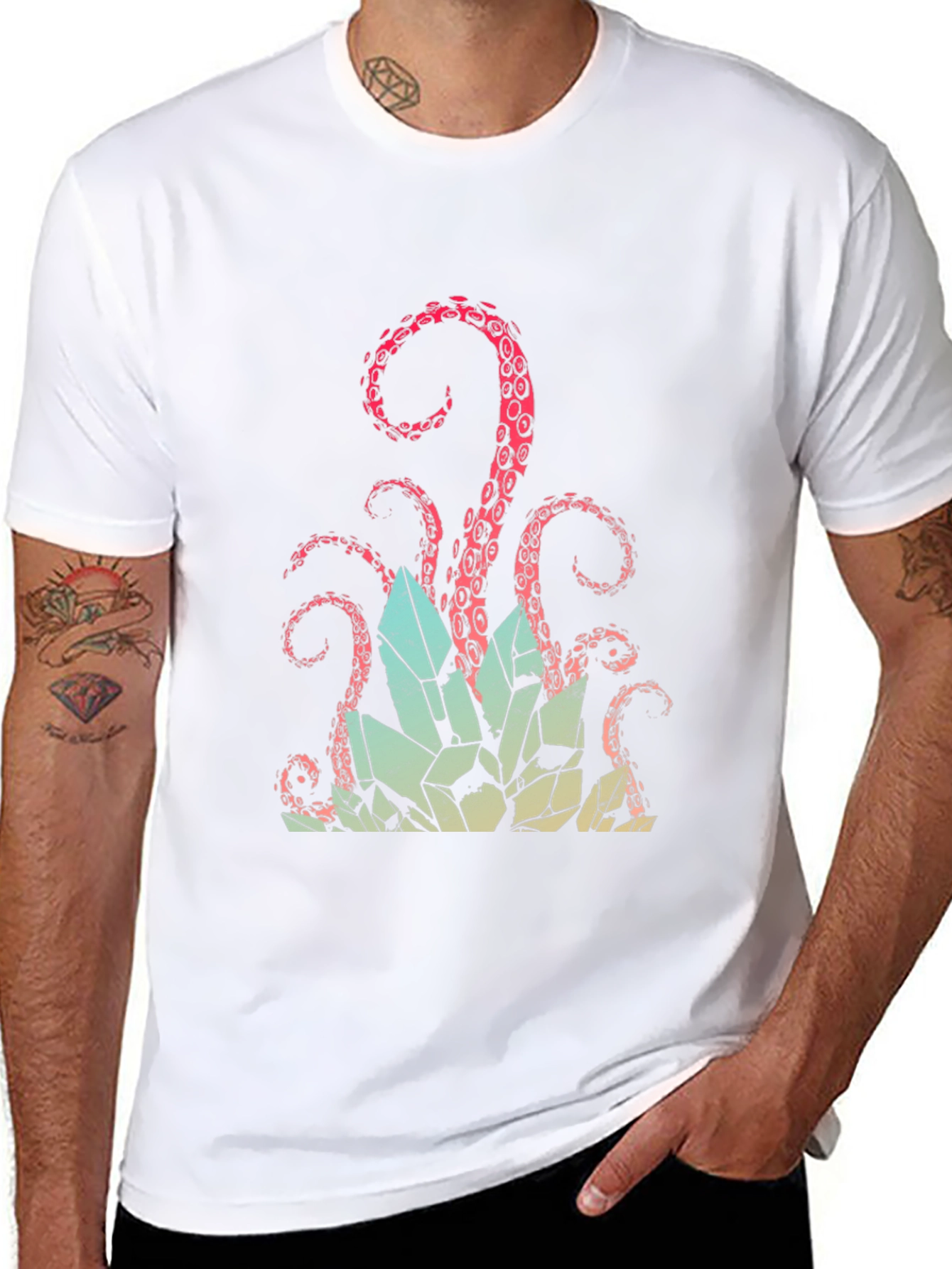 Crystals & Tentacles Graphic Tee