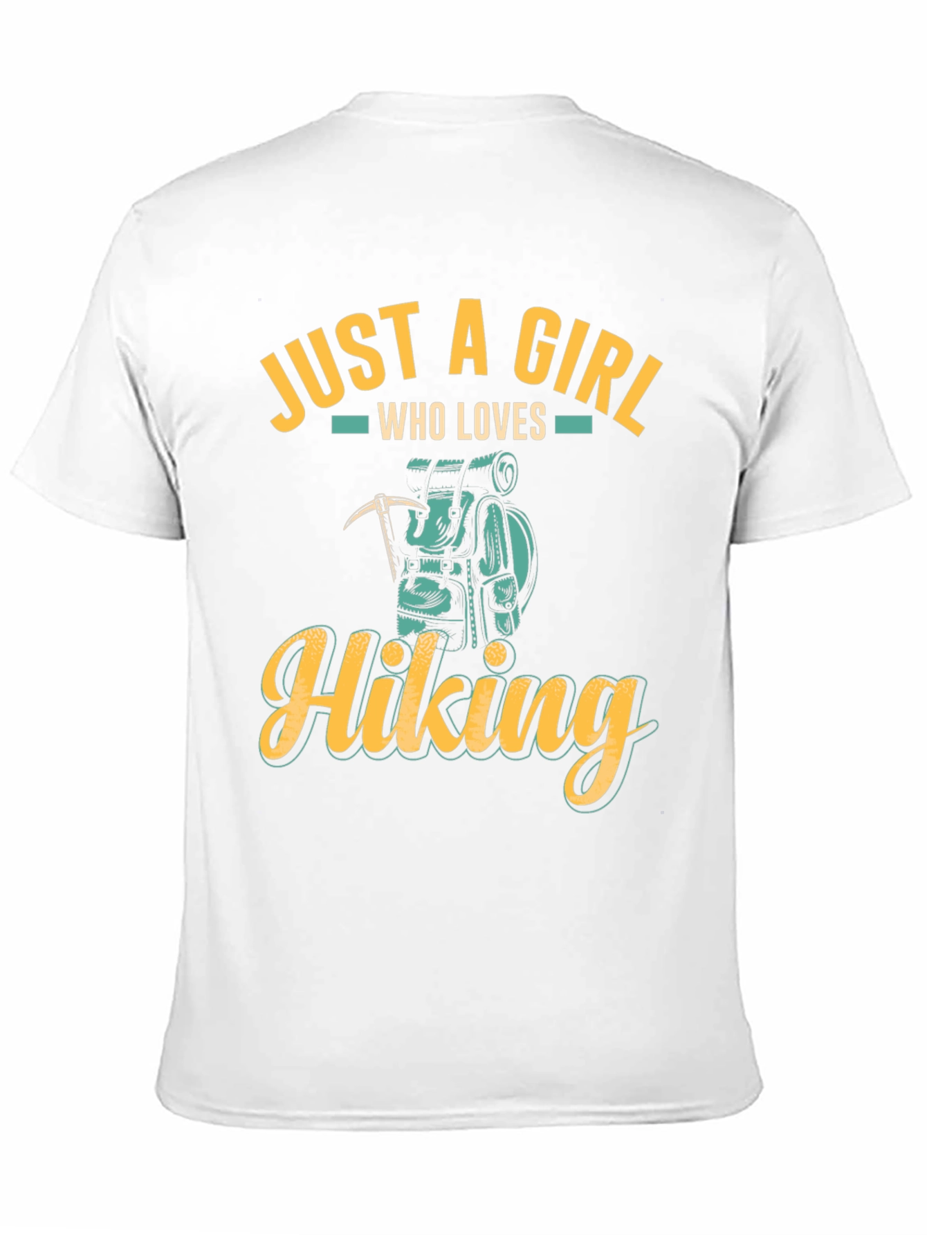 Hiking Girl Graphic Tee - Outdoor Adventure Shirt