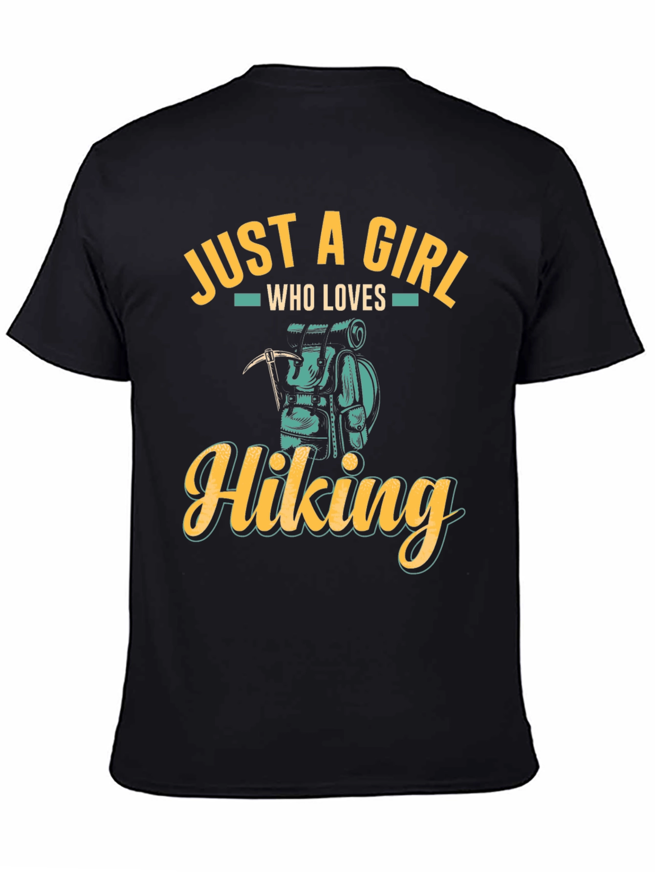 Hiking Girl Graphic Tee - Outdoor Adventure Shirt