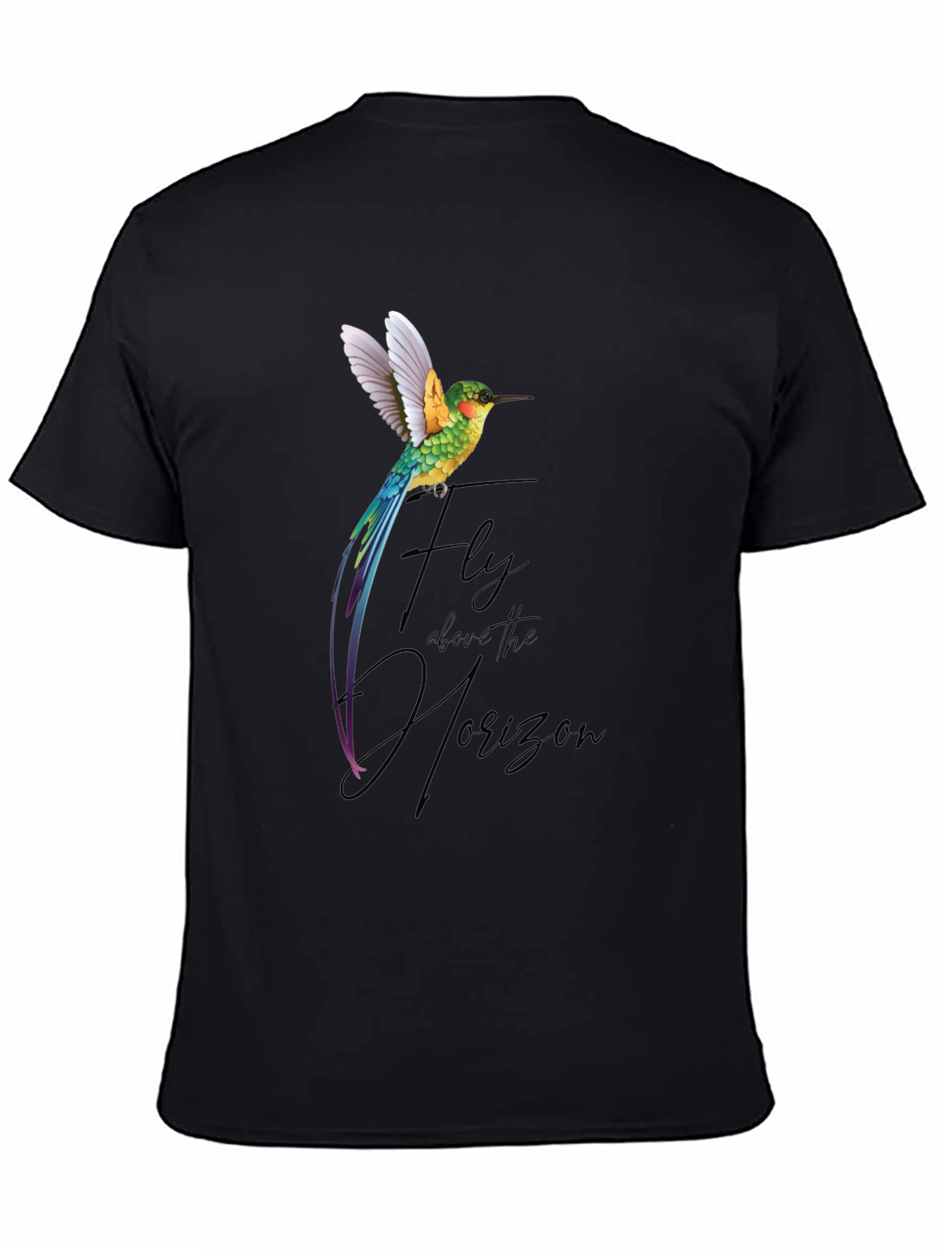 Hummingbird Graphic T-Shirt - Fly Above the Horizon