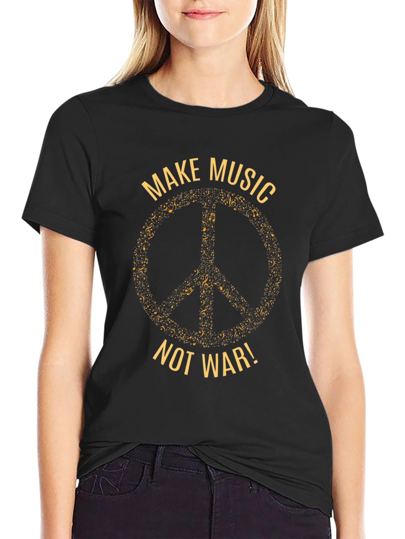 Make Music Not War Graphic Tee