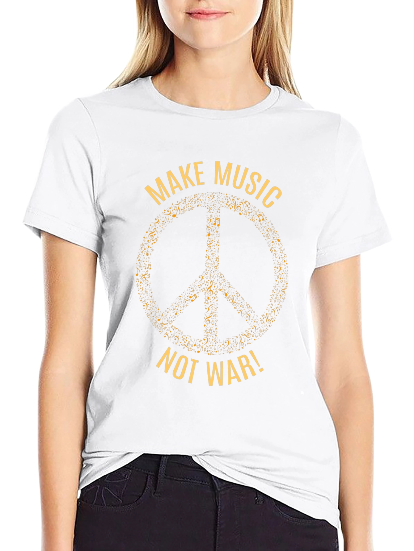 Make Music Not War Graphic Tee