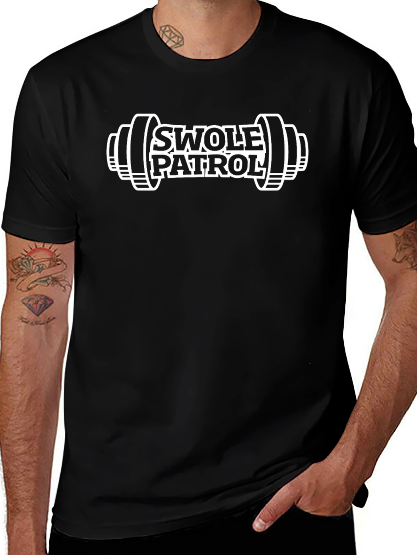 Swole Patrol Graphic T-Shirt - Fitness Apparel