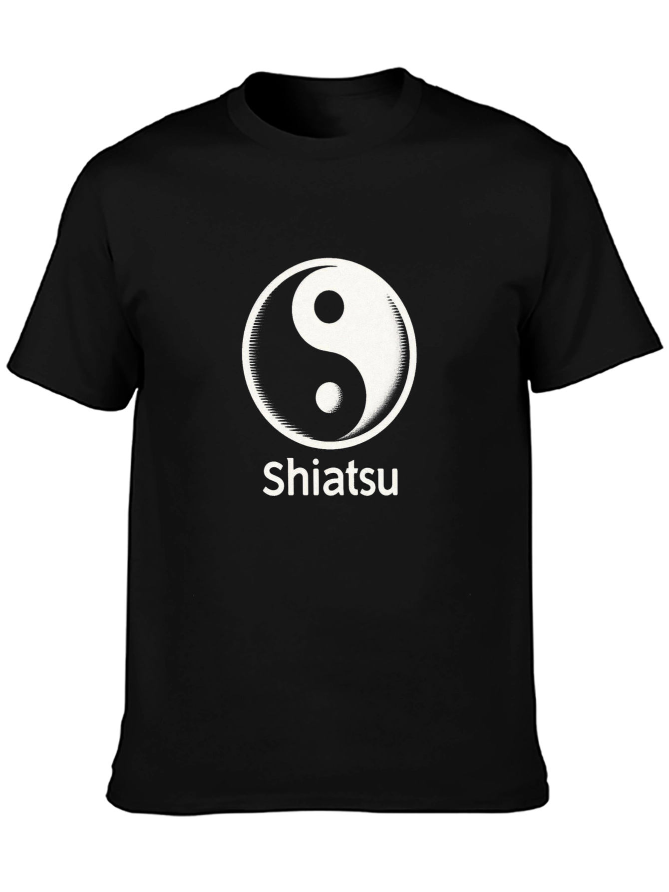 Yin Yang Shiatsu Black T-Shirt