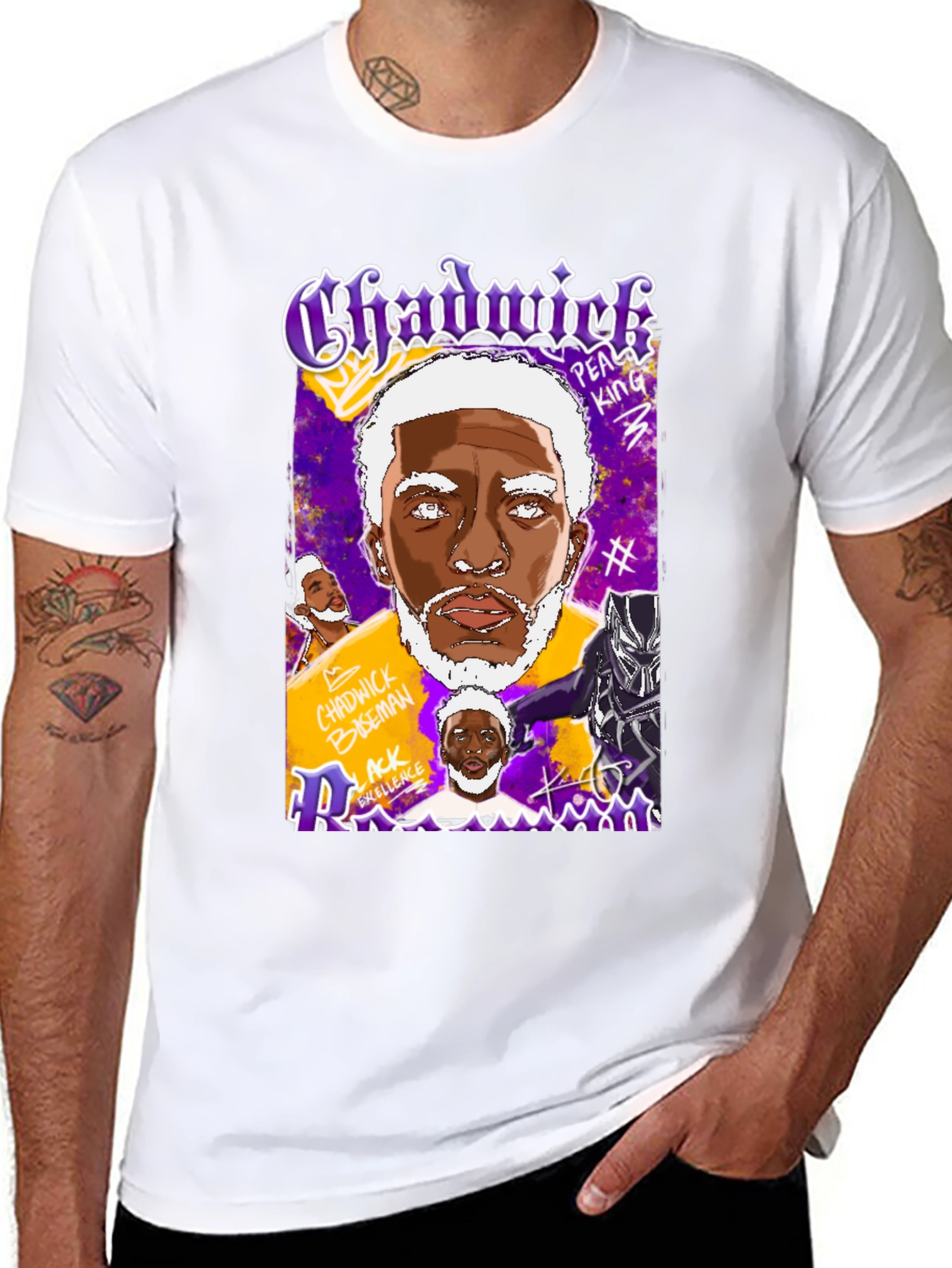 Chadwick Boseman Tribute T-Shirt - Black Panther