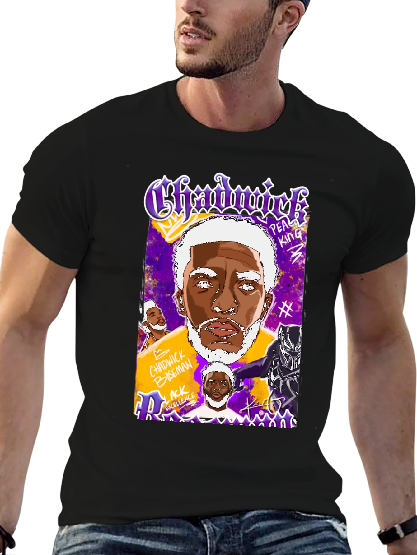 Chadwick Boseman Tribute T-Shirt - Black Panther