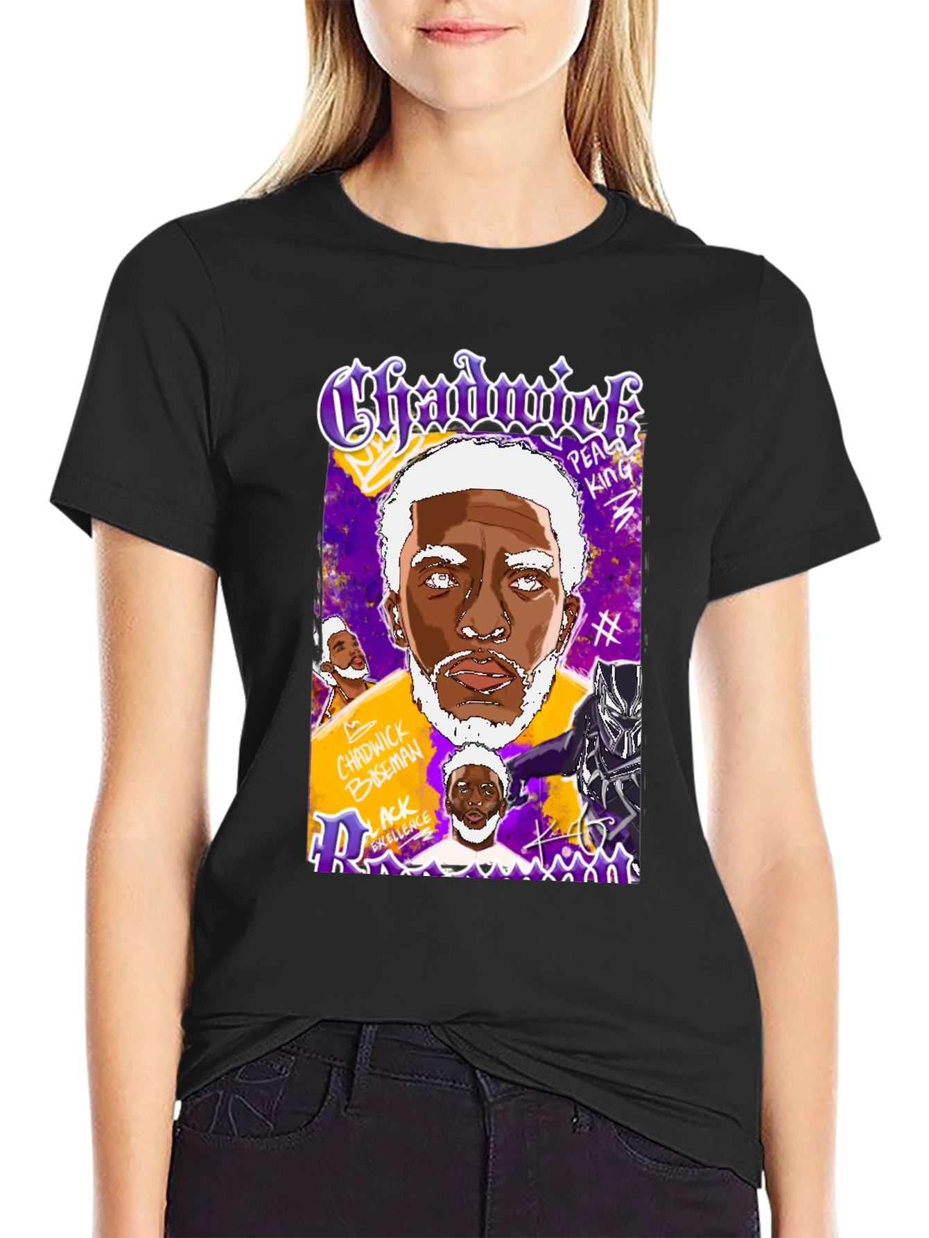 Chadwick Boseman Tribute T-Shirt - Black Panther