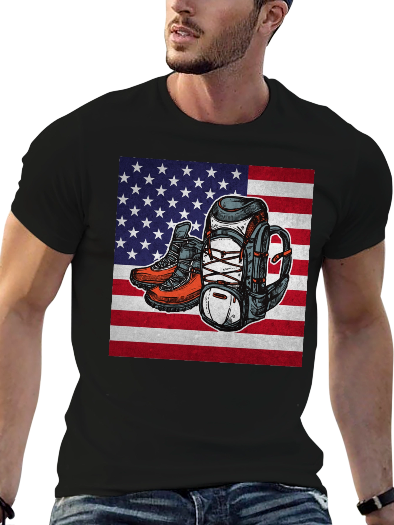 American Pride Hiking T-Shirt